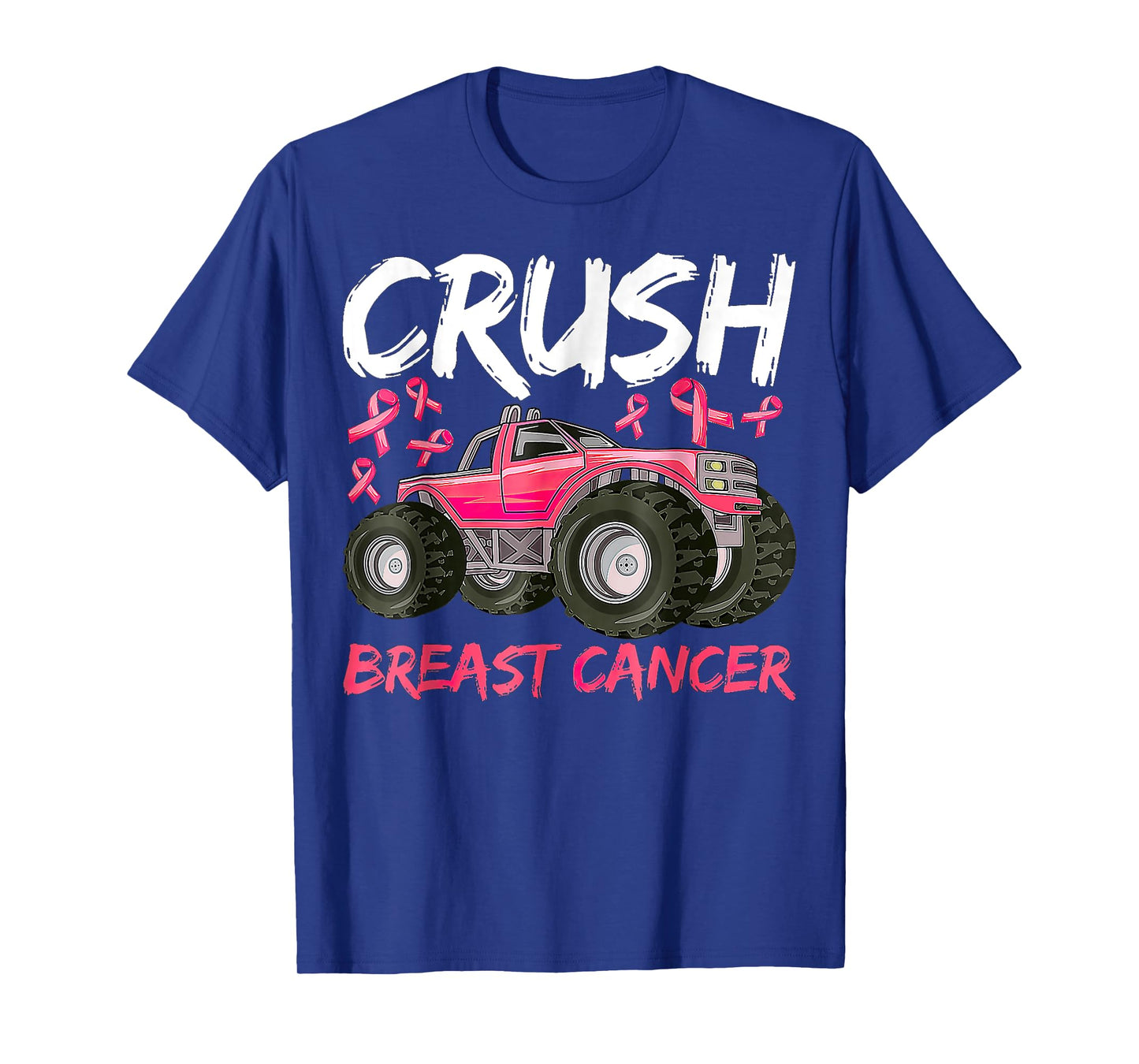 Crush Breast Cancer Awareness Truck T-Shirt