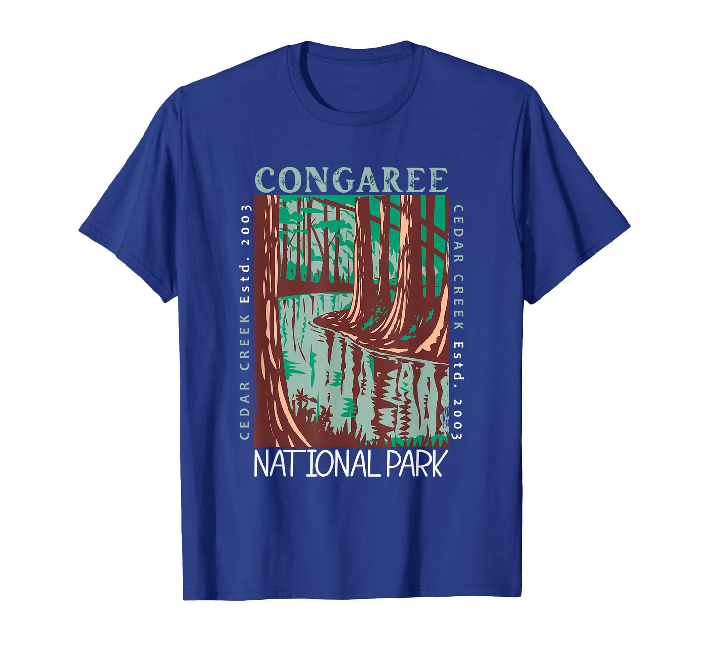 Congaree National Park South Carolina Distressed Vintage T-Shirt