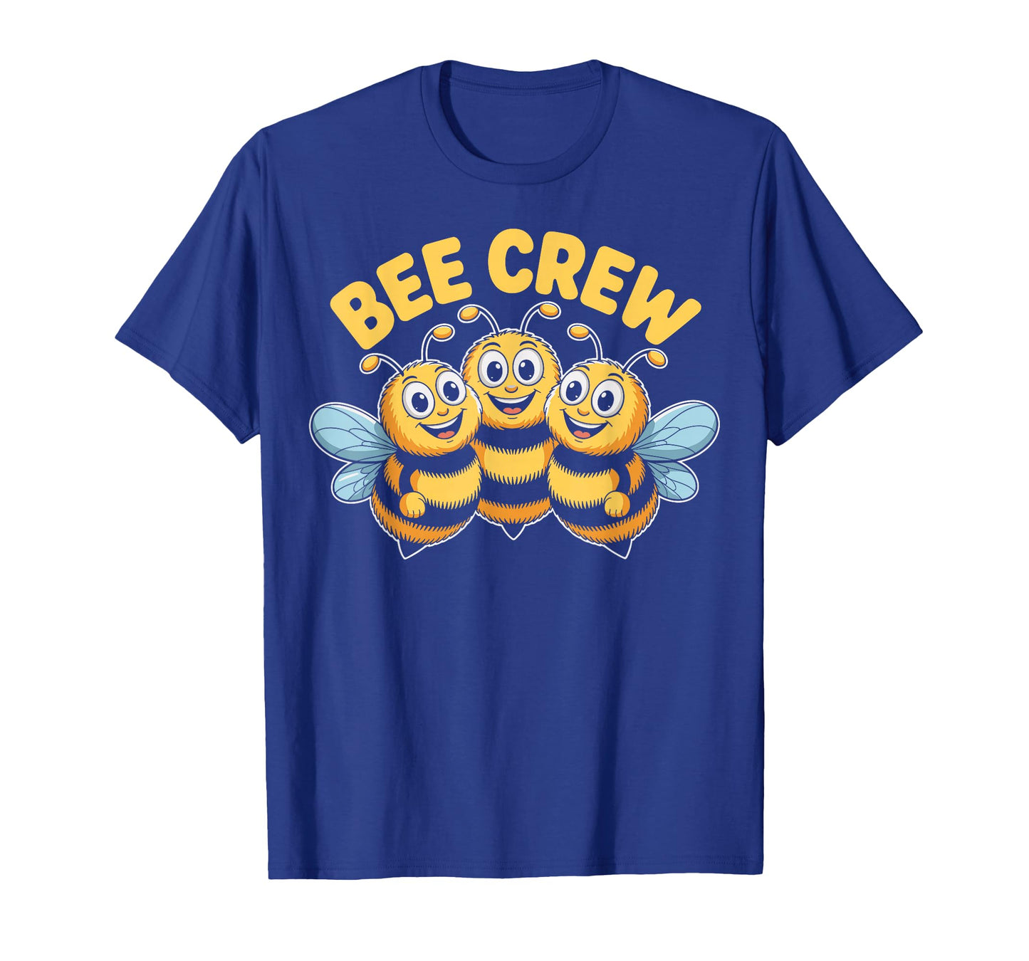 Bee Crew Cute Cartoon Bumblebee Pollen Apiarist Beehive T-Shirt