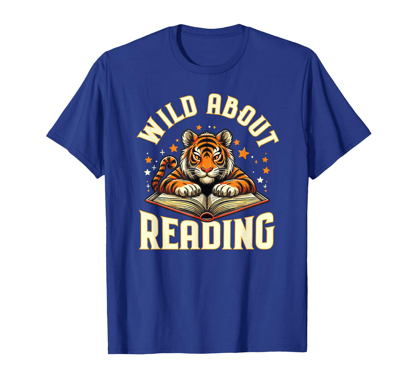 Wild about Reading Tiger Design for Teachers & Students T-Shirt