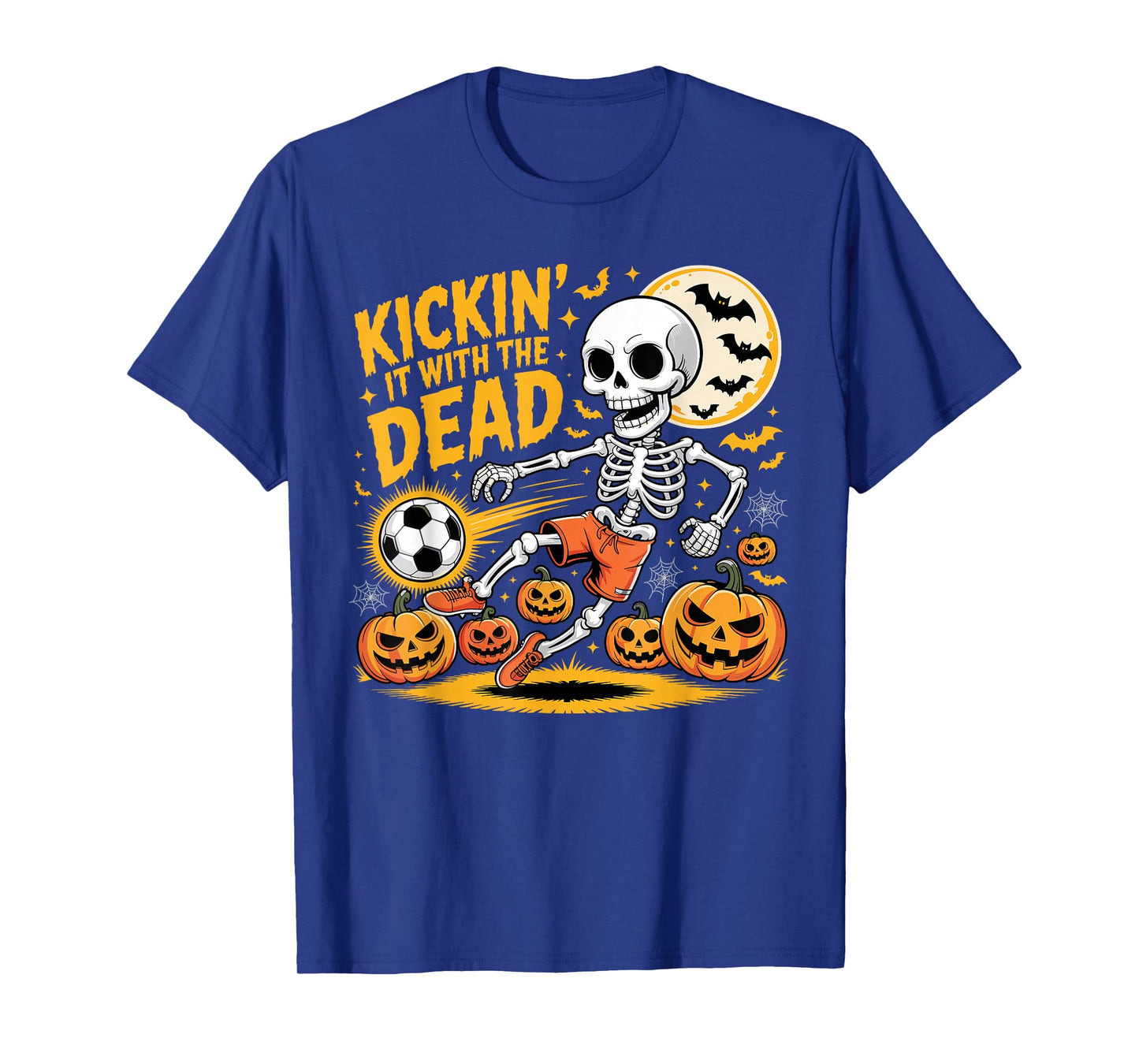 Kickin' It Halloween Skeleton Soccer Player T-Shirt