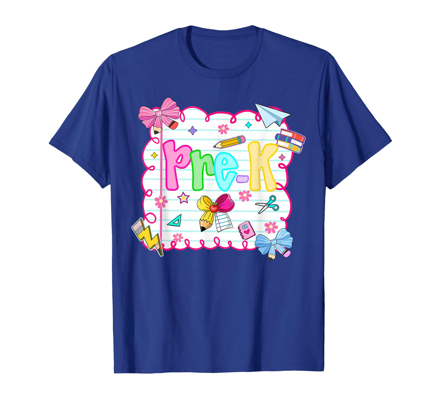 HUGvyn Back to School: Pre-K Preschool Preppy Teacher Girls T-Shirt