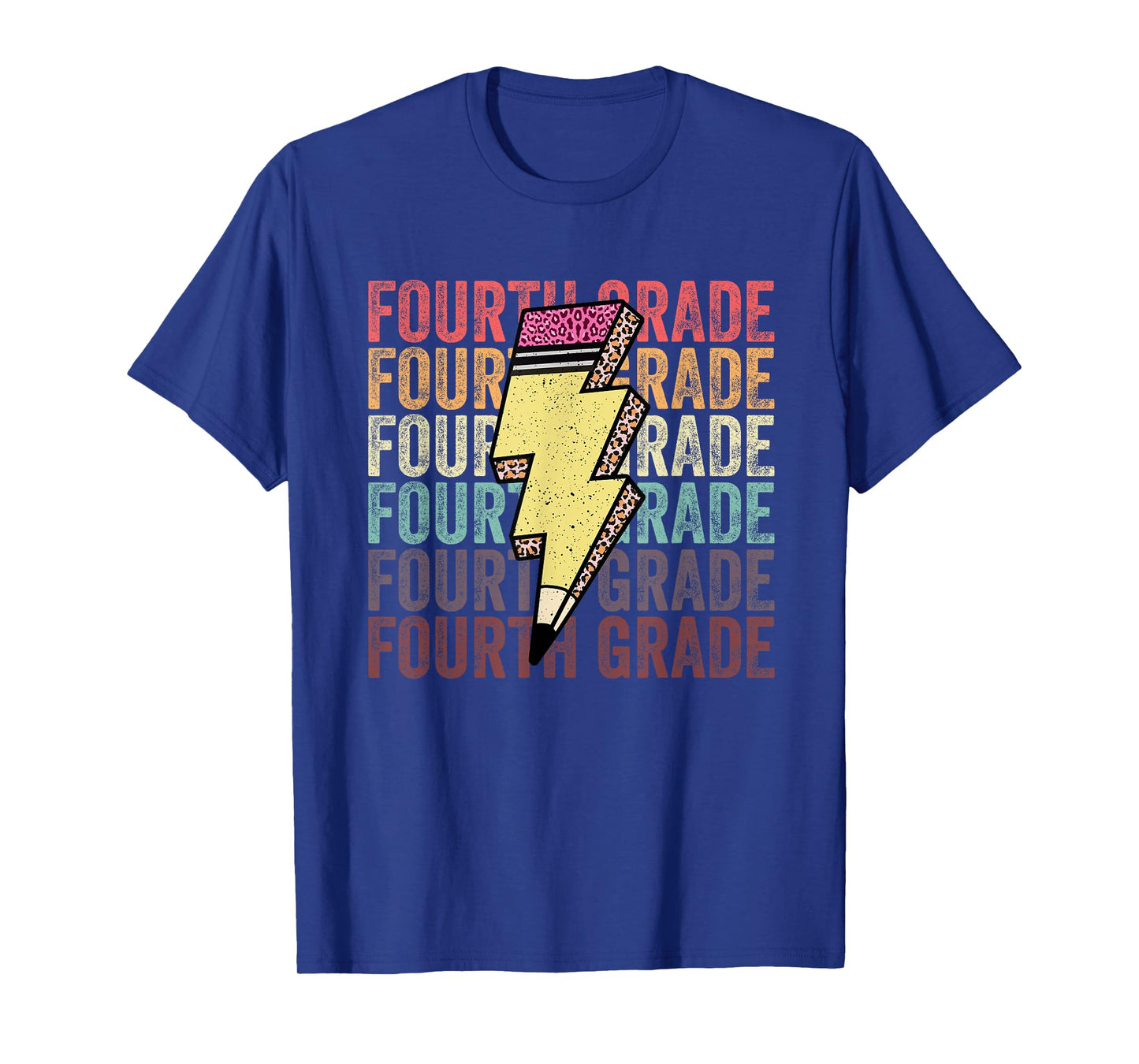 Fourth Grade Lightning Bolt Pencil 1st Day Of 4th Grade T-Shirt