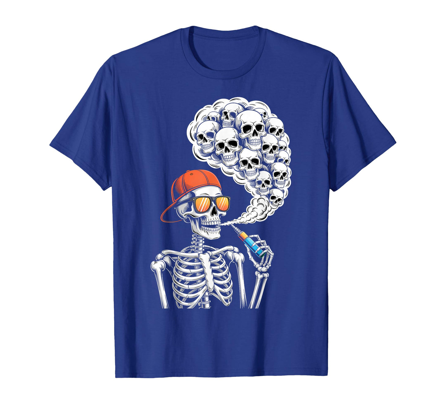 Halloween Skeleton Vaping Costume T-Shirt