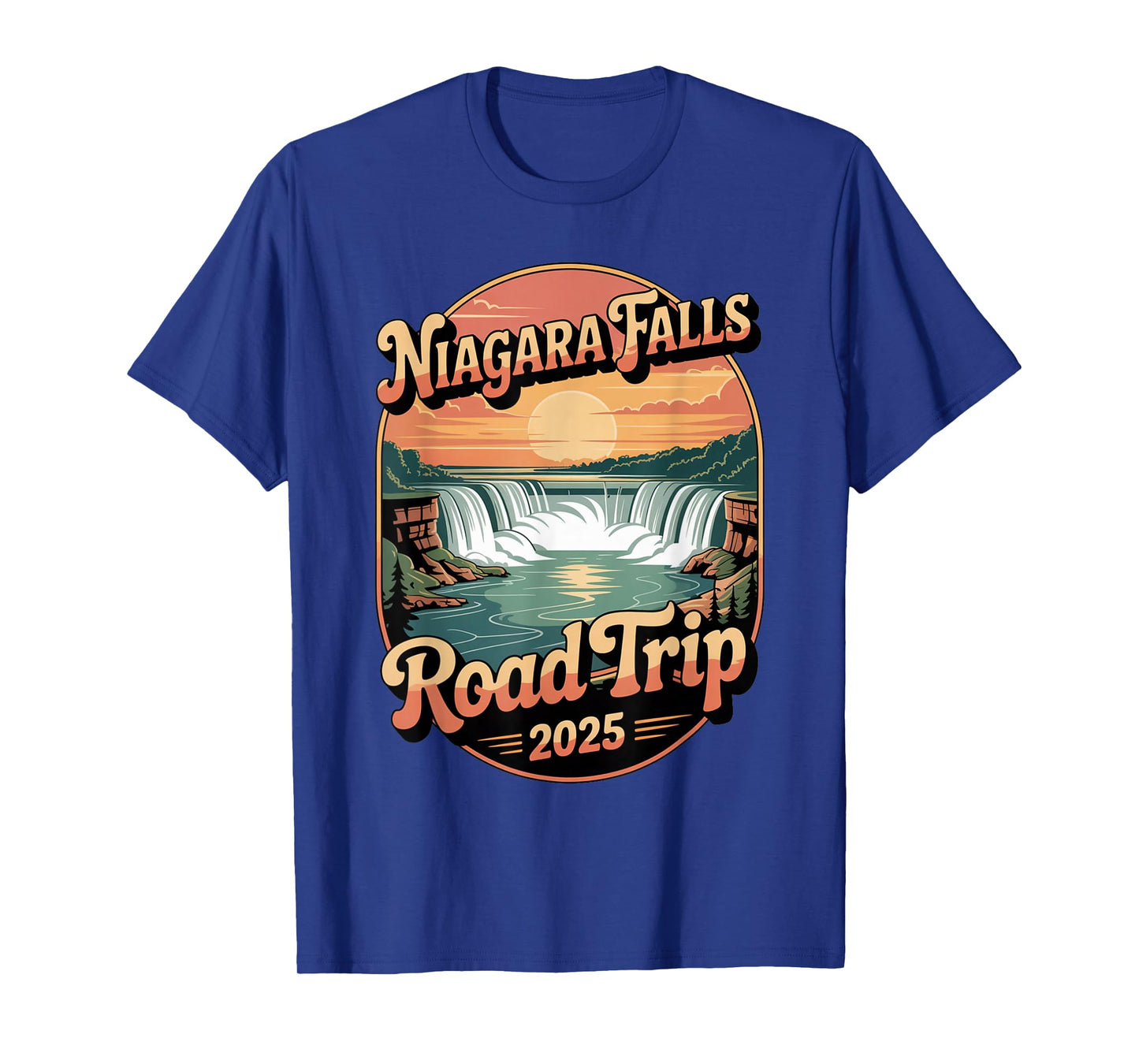 Niagara Falls Road Trip 2025 Summer Vacation Souvenir T-Shirt
