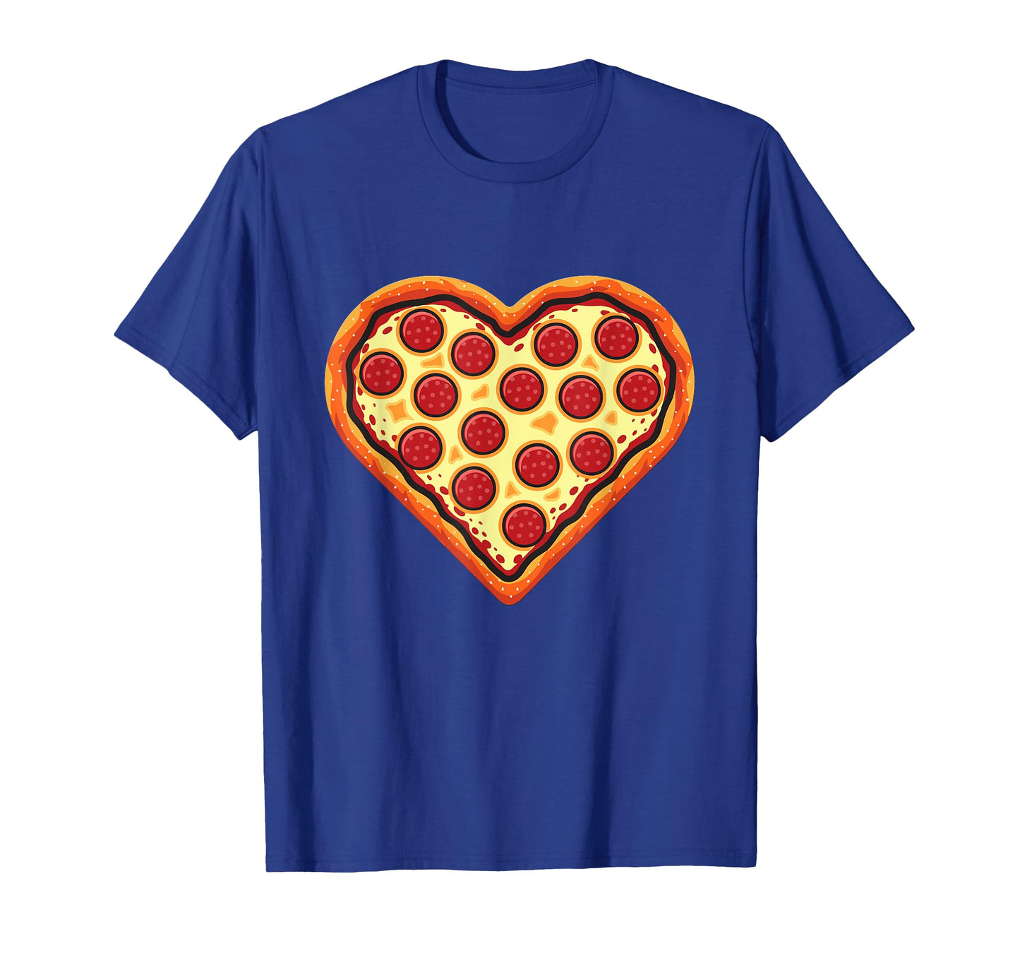 Pizza Heart Cute Valentines Day Funny Heart Shaped Pizza T-Shirt