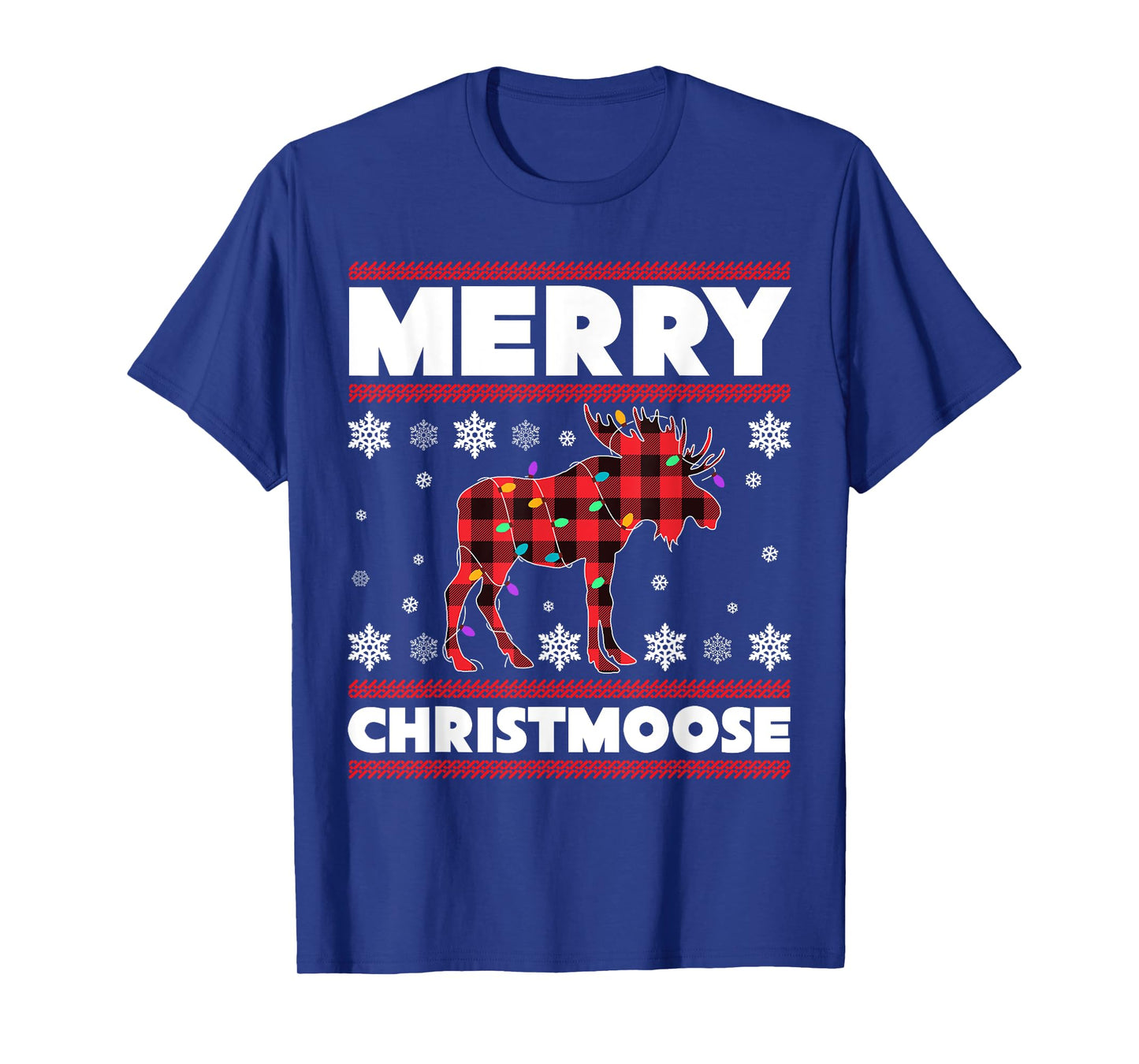 Merry Christmoose Christmas Moose Lover Xmas Holiday Gift T-Shirt