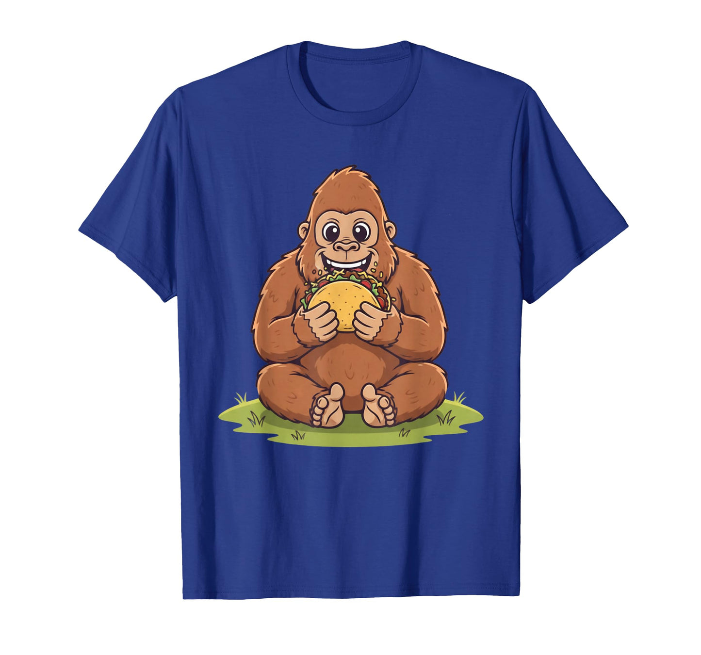 Taco Lover Bigfoot Vintage Design Gift for Men Women Kids T-Shirt