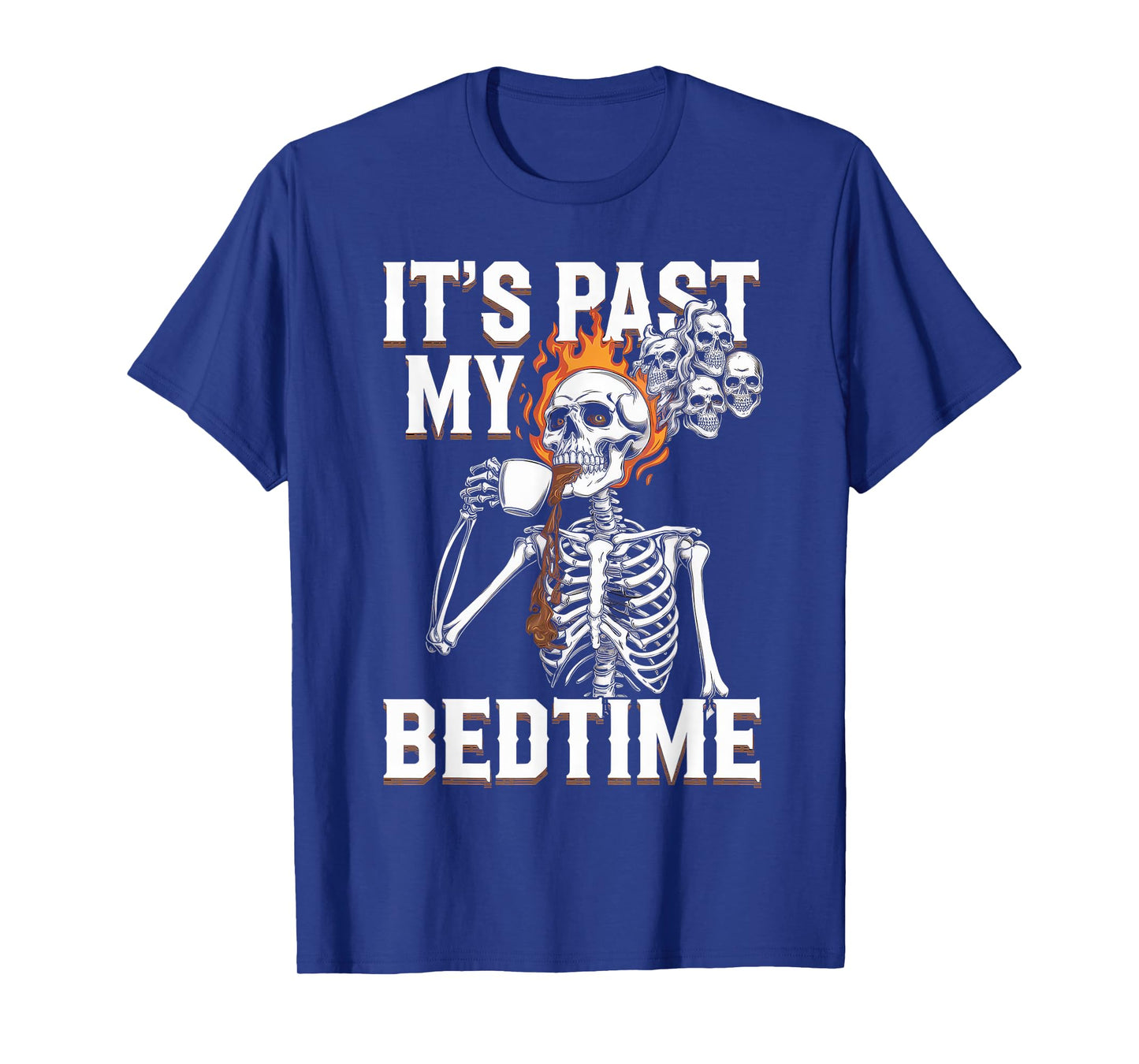 Funny Tshirt Men Humor Skeleton Meme Sarcastic Ironic Tired T-Shirt