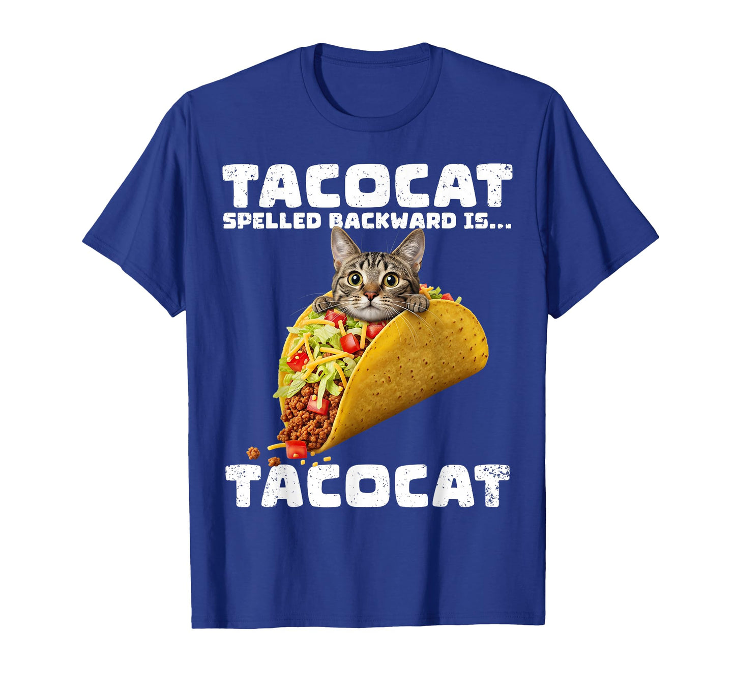 Tacocat Spelled Backward is...Tacocat Cat and Taco Lovers T-Shirt