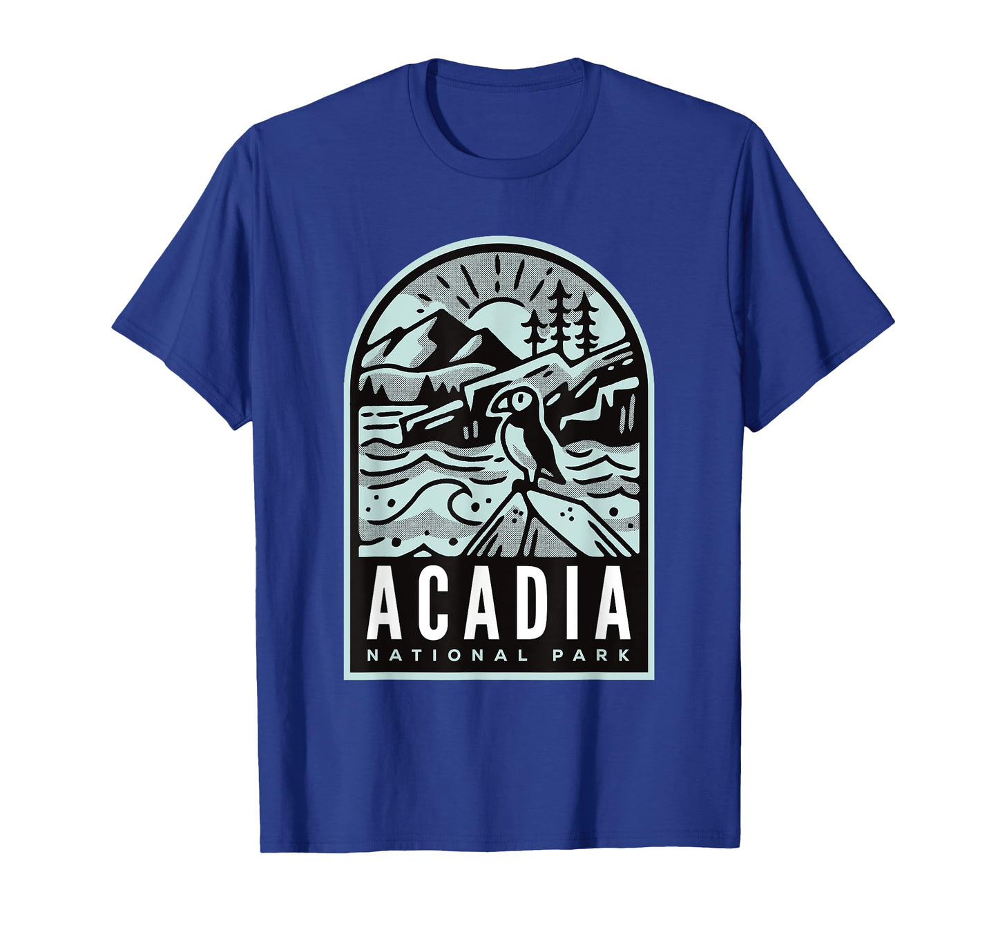 Acadia National Park Vintage Puffin T-Shirt