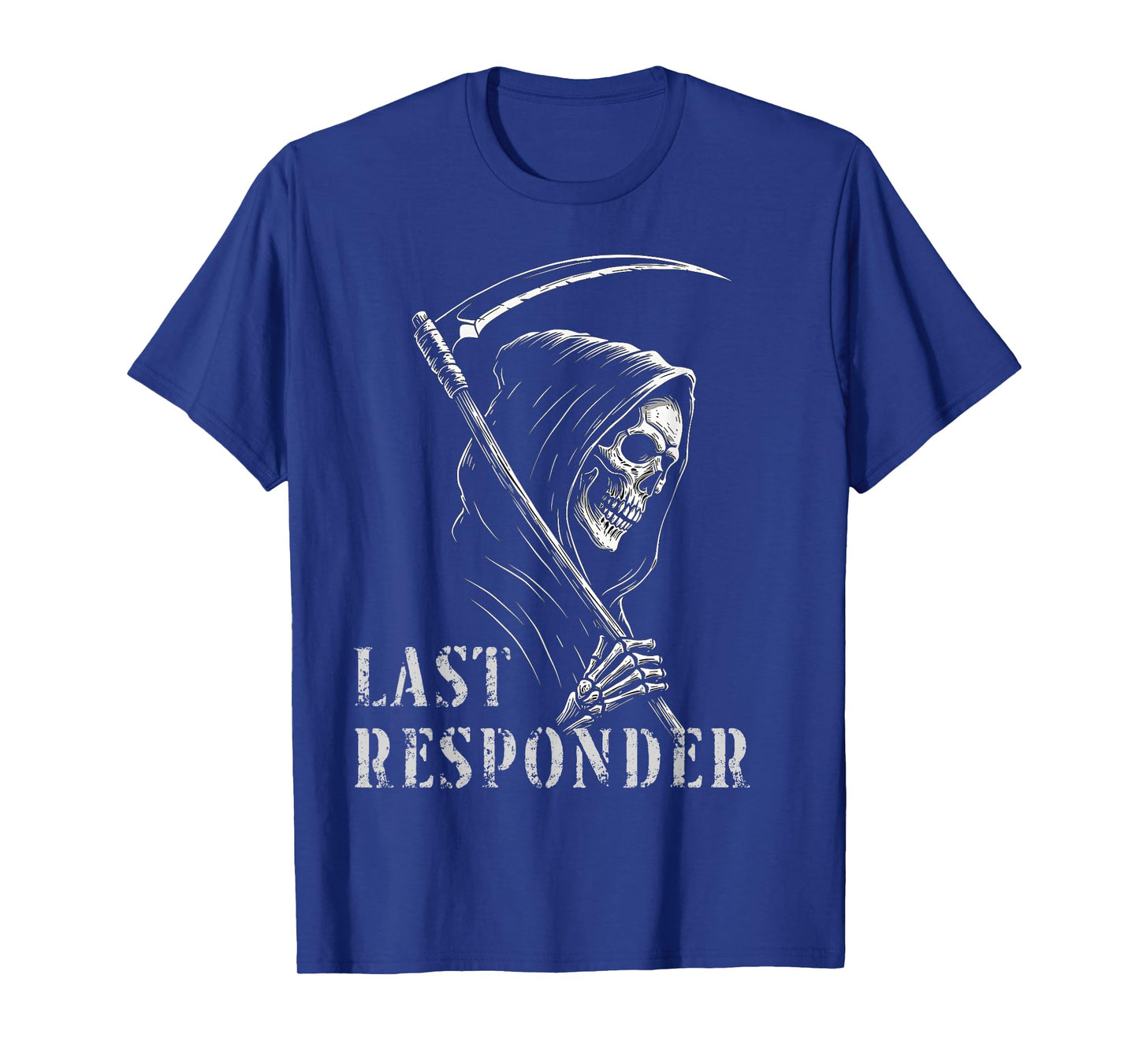 Last Responder Grim Reaper Distressed T-Shirt