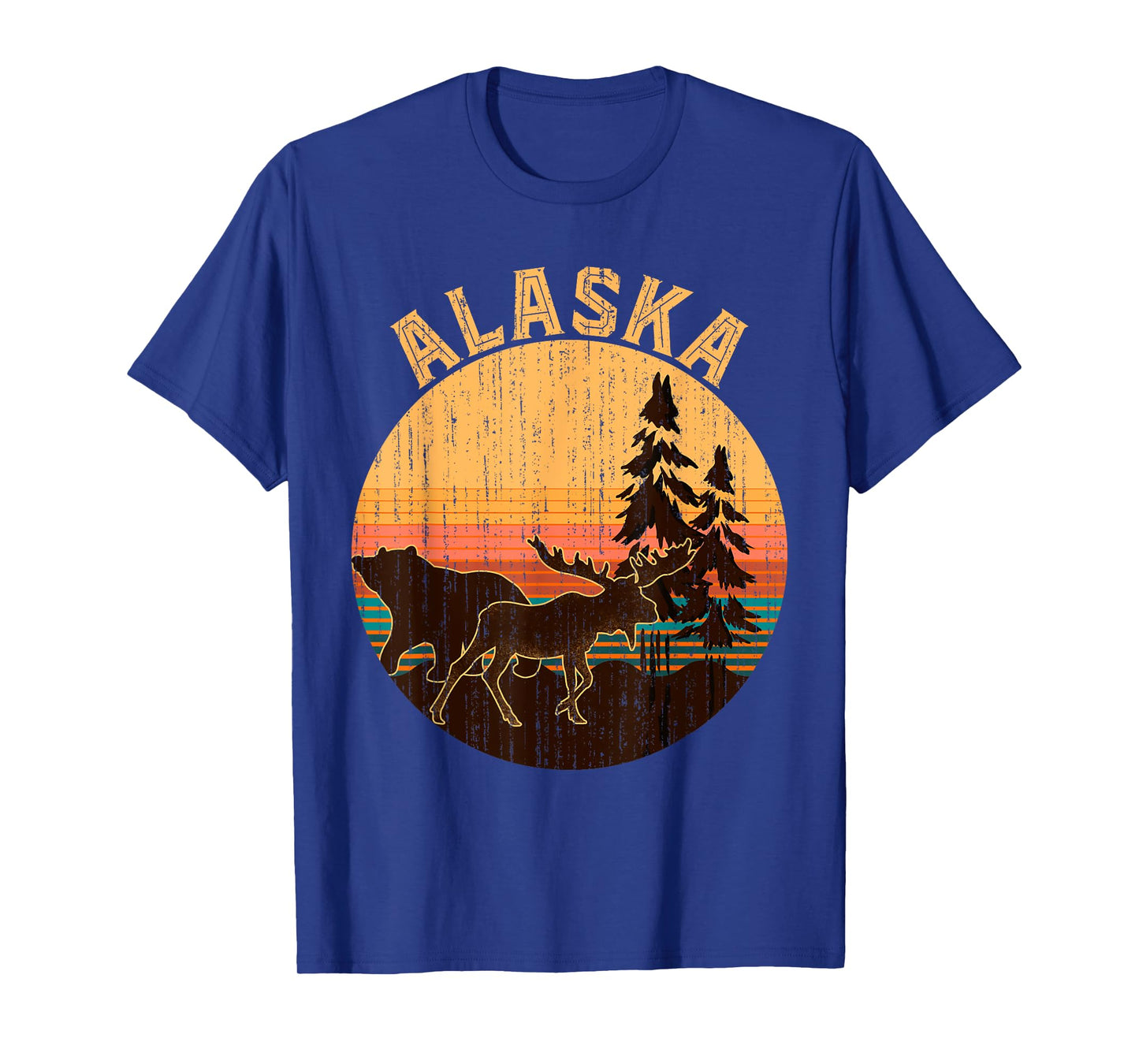Nature Willdife Bear Moose Alaskan Animal Forest Alaska T-Shirt