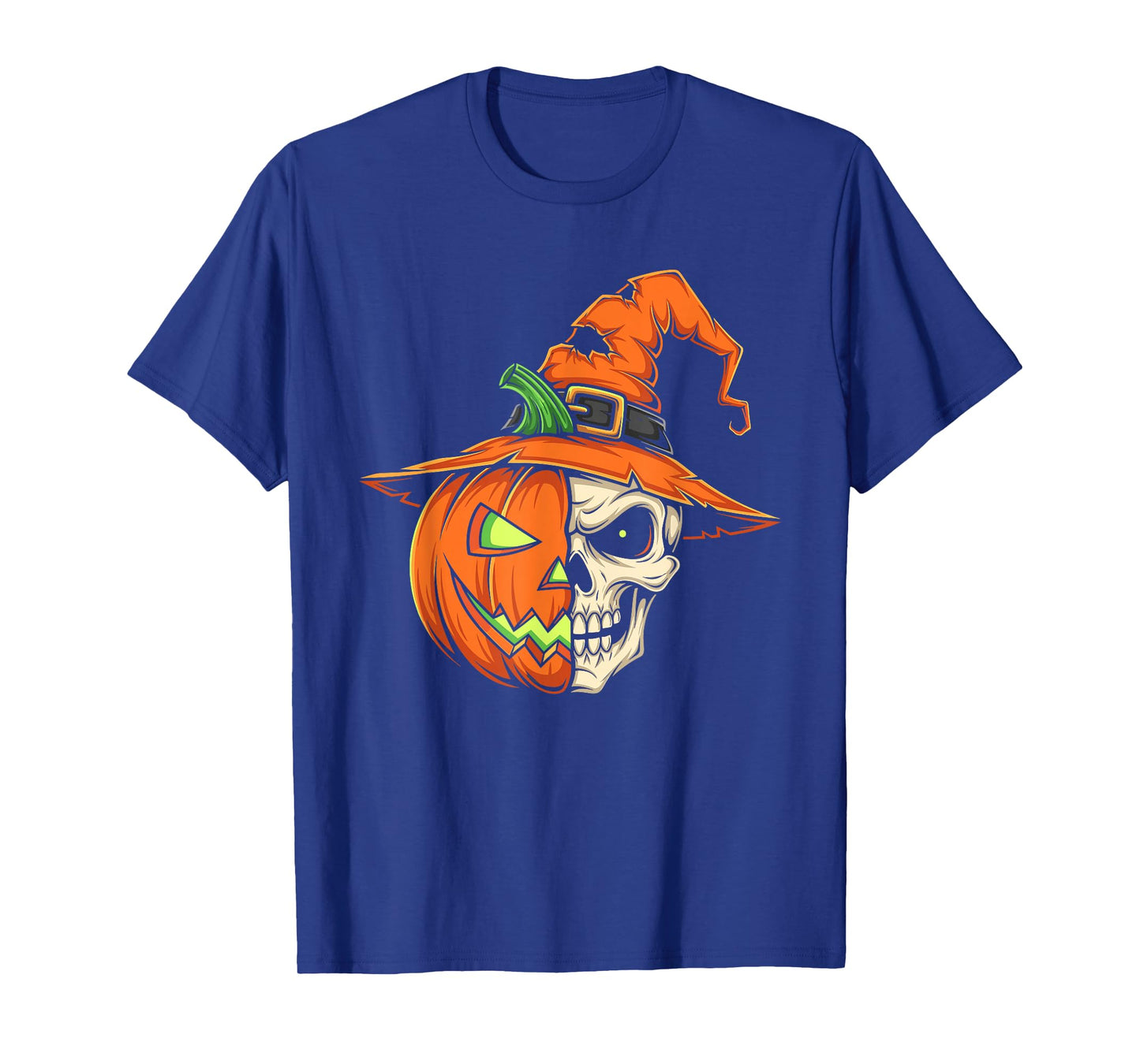 Skeleton Pumpkin Jack O Lantern Halloween Kids Mens Womens T-Shirt