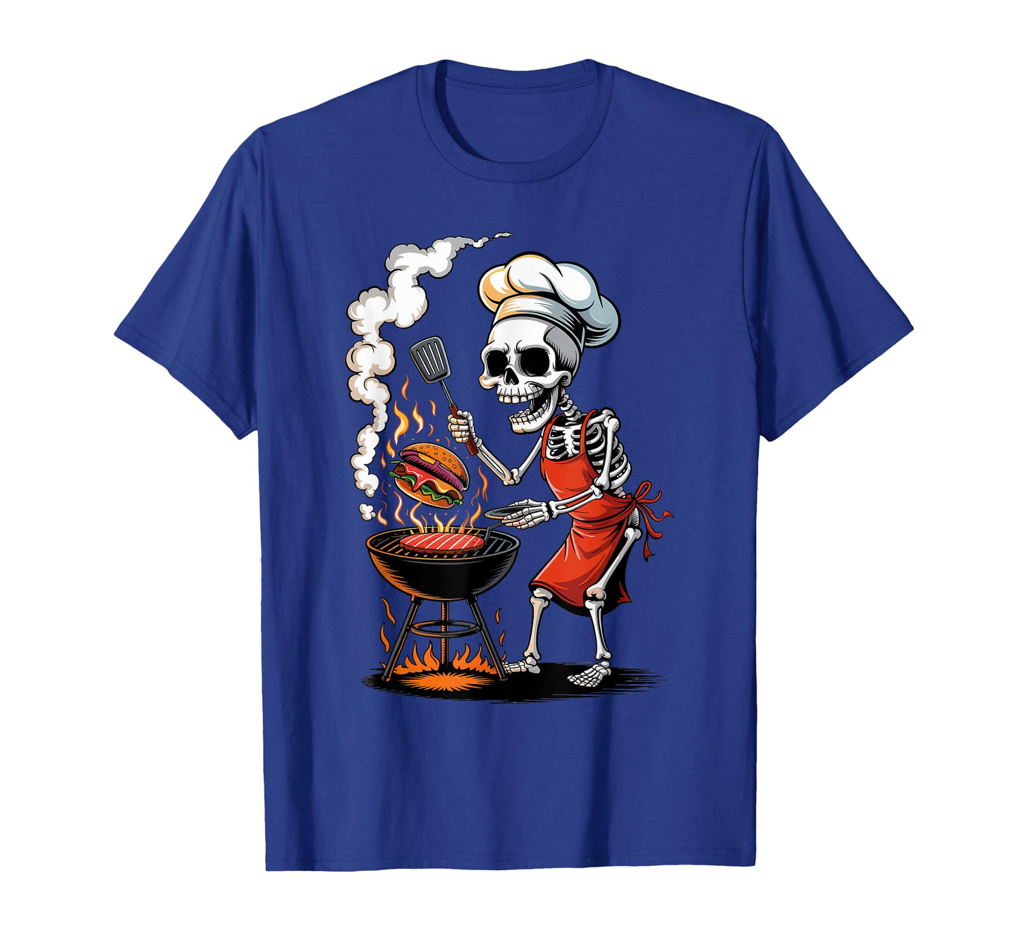 Halloween Skeleton BBQ Grilling Funny Costume Trick or Treat T-Shirt