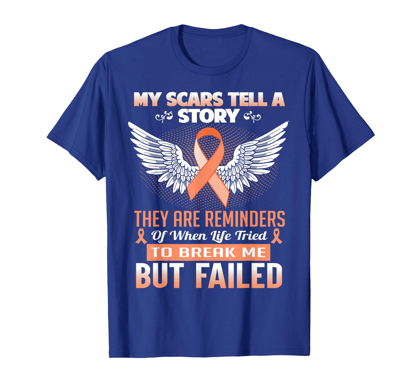 My Scars Tell A Story - Uterine Cancer Awareness Shirt T-Shirt