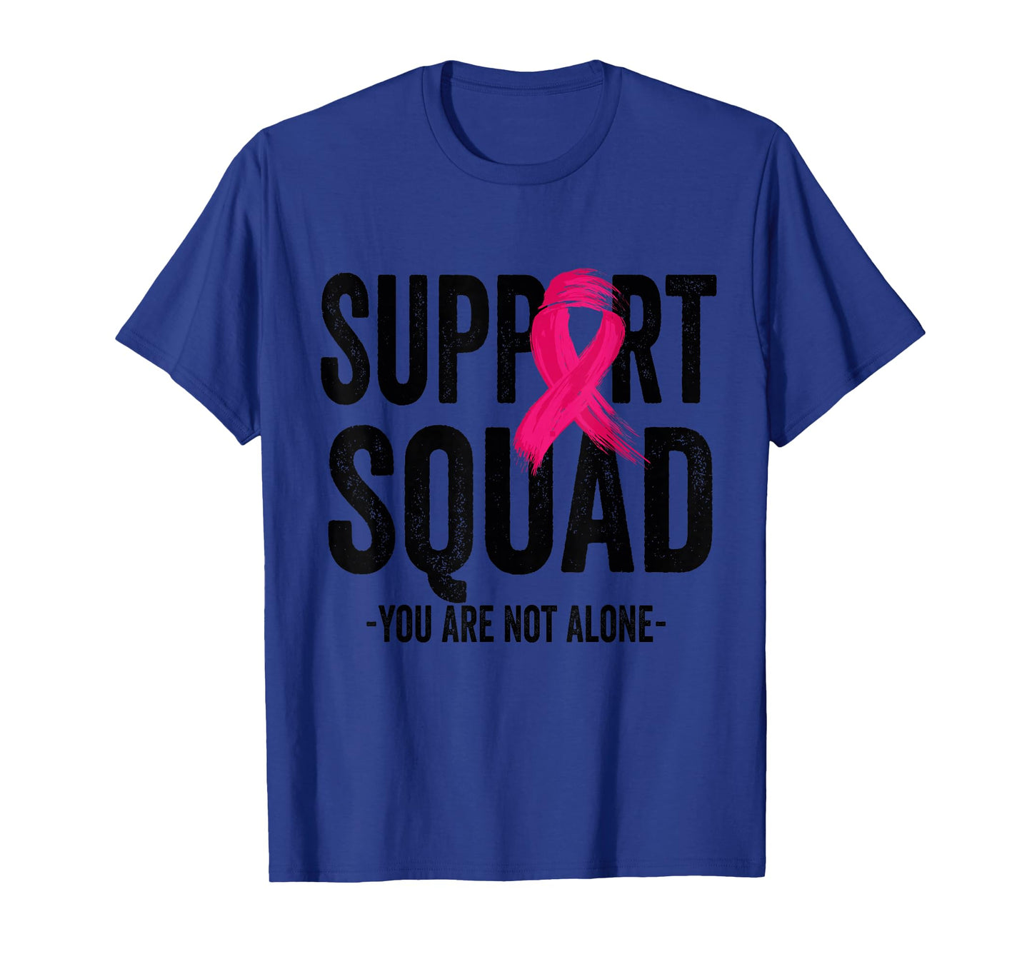 Support Squad Breast Cancer Awareness Pink Ribbon Warrior T-Shirt