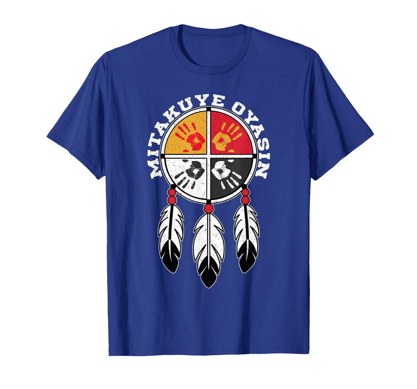 Mitakuye Oyasin Native American indigenous Medicine Wheel T-Shirt