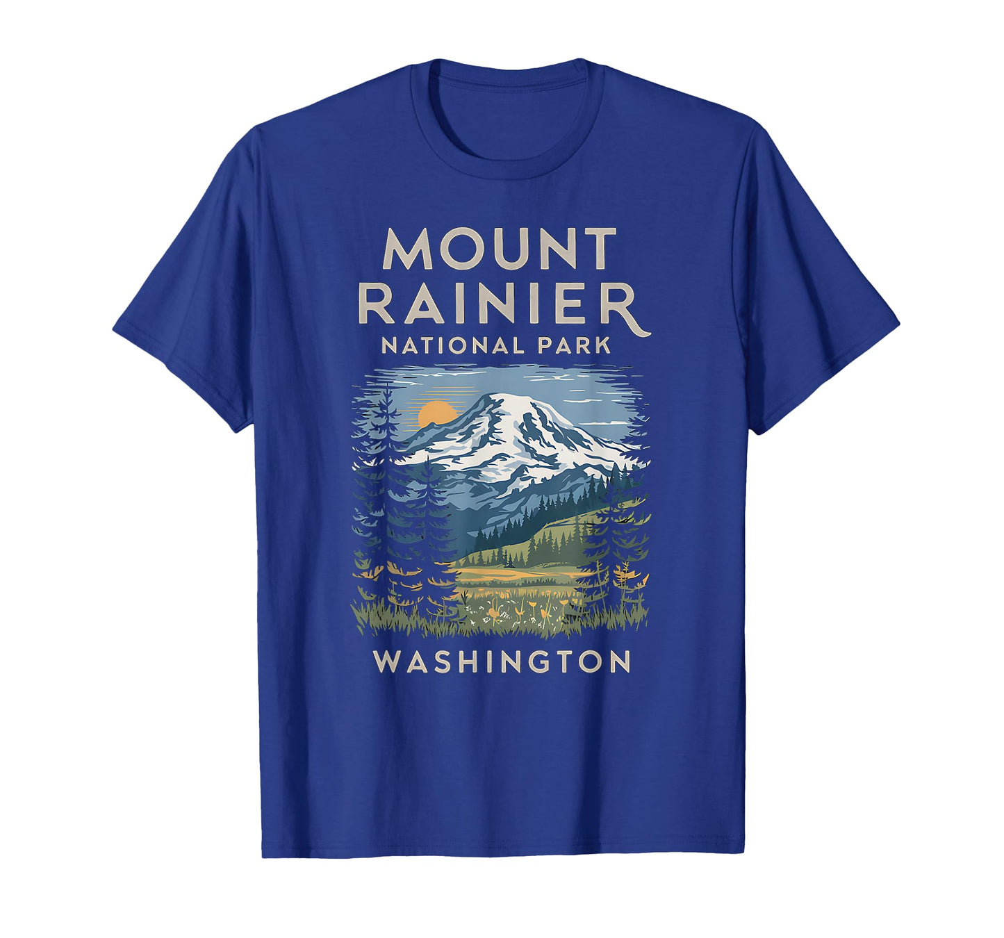 Stunning Mount Rainier National Park Scenic T-Shirt