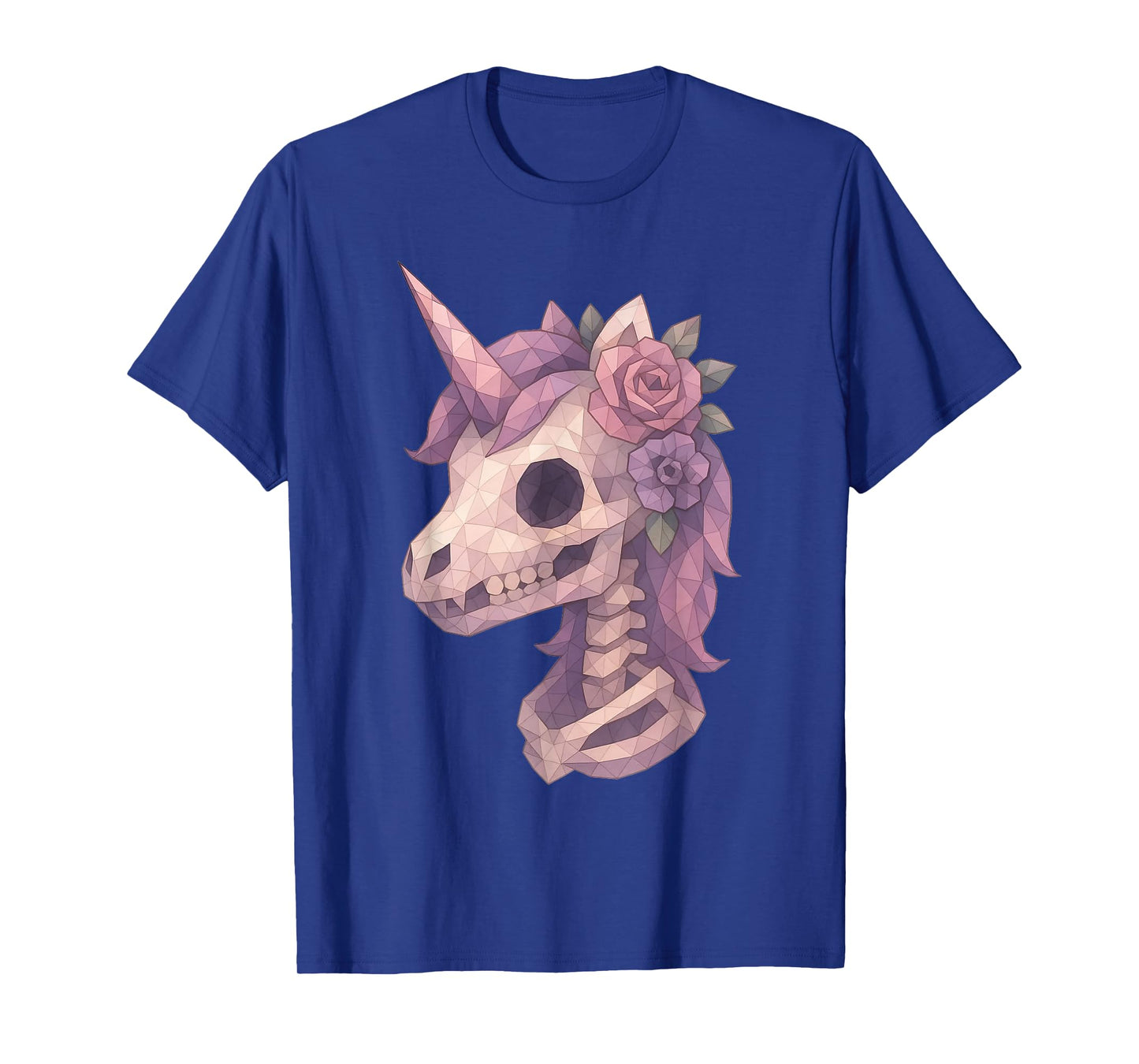 Low Poly Kawaii Unicorn Pastel Goth Geometric T-Shirt