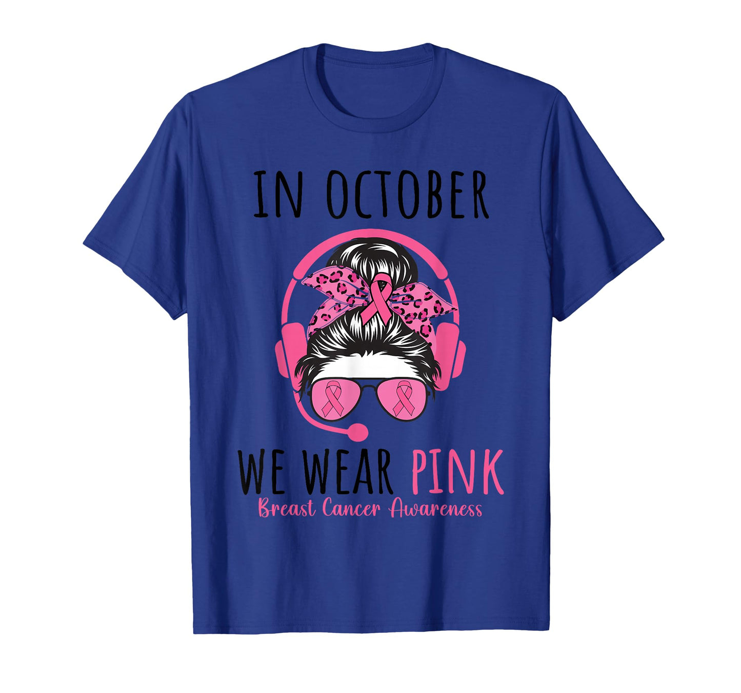 Dispatcher Breast Cancer Awareness Pink Ribbon Women T-Shirt
