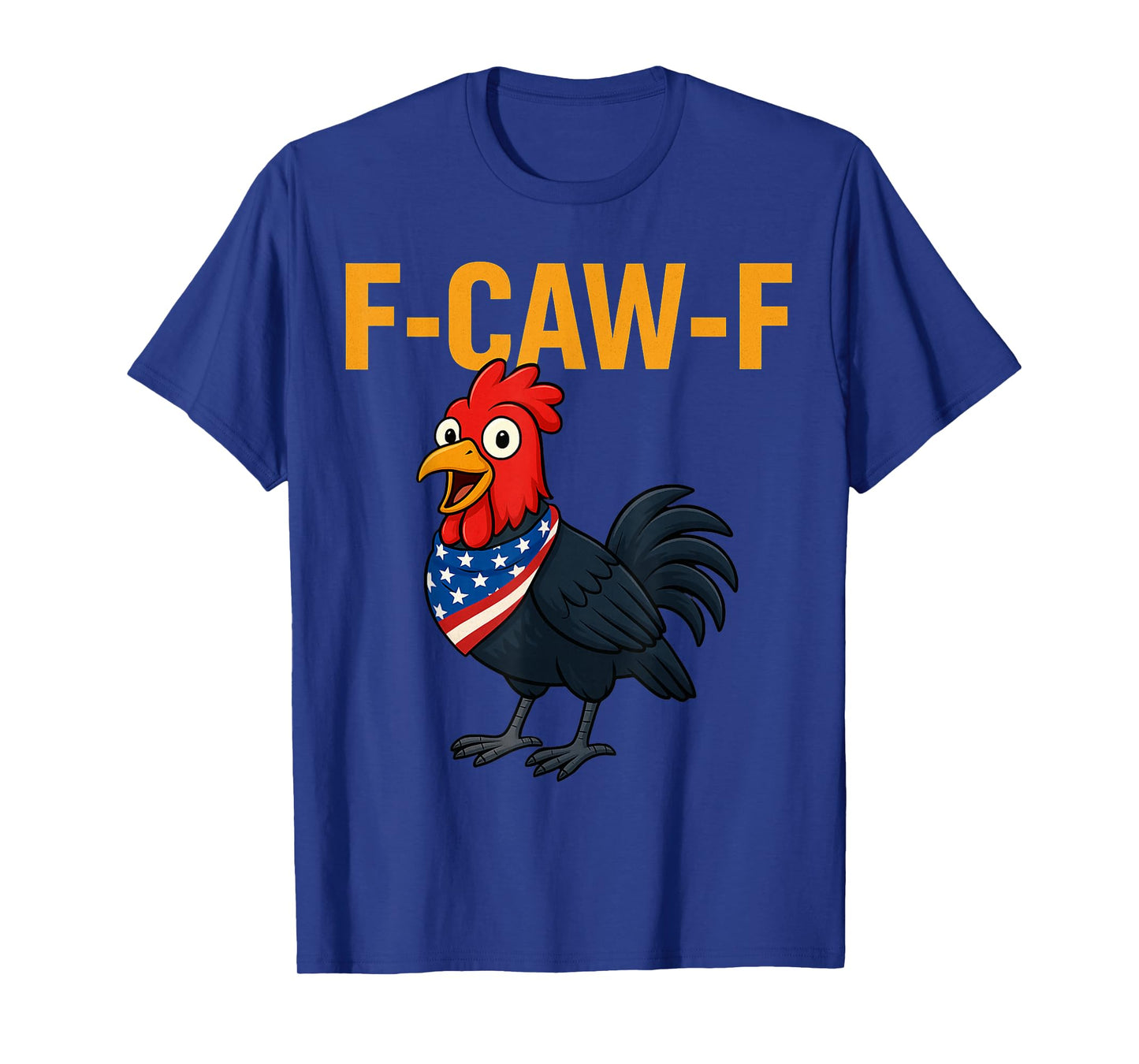 Funny F-CW-F Crow Body Chicken Head T-Shirt