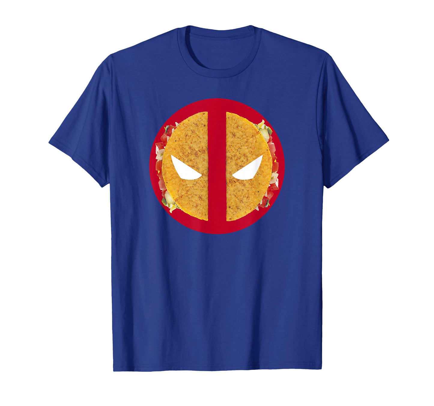 Marvel Deadpool Distressed Comic Taco Logo T-Shirt