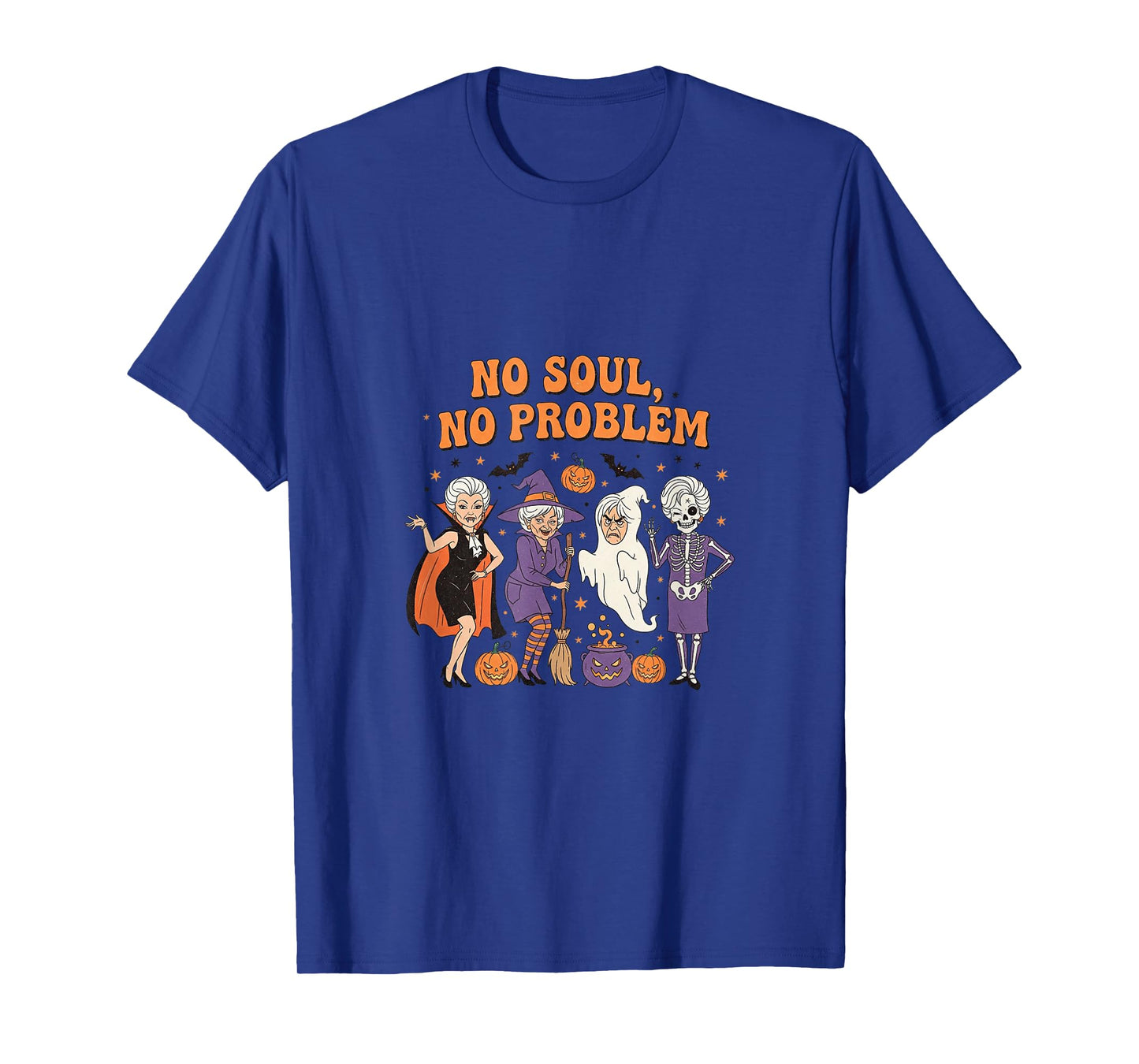 No Soul No Problem Halloween Humor Witches T-Shirt