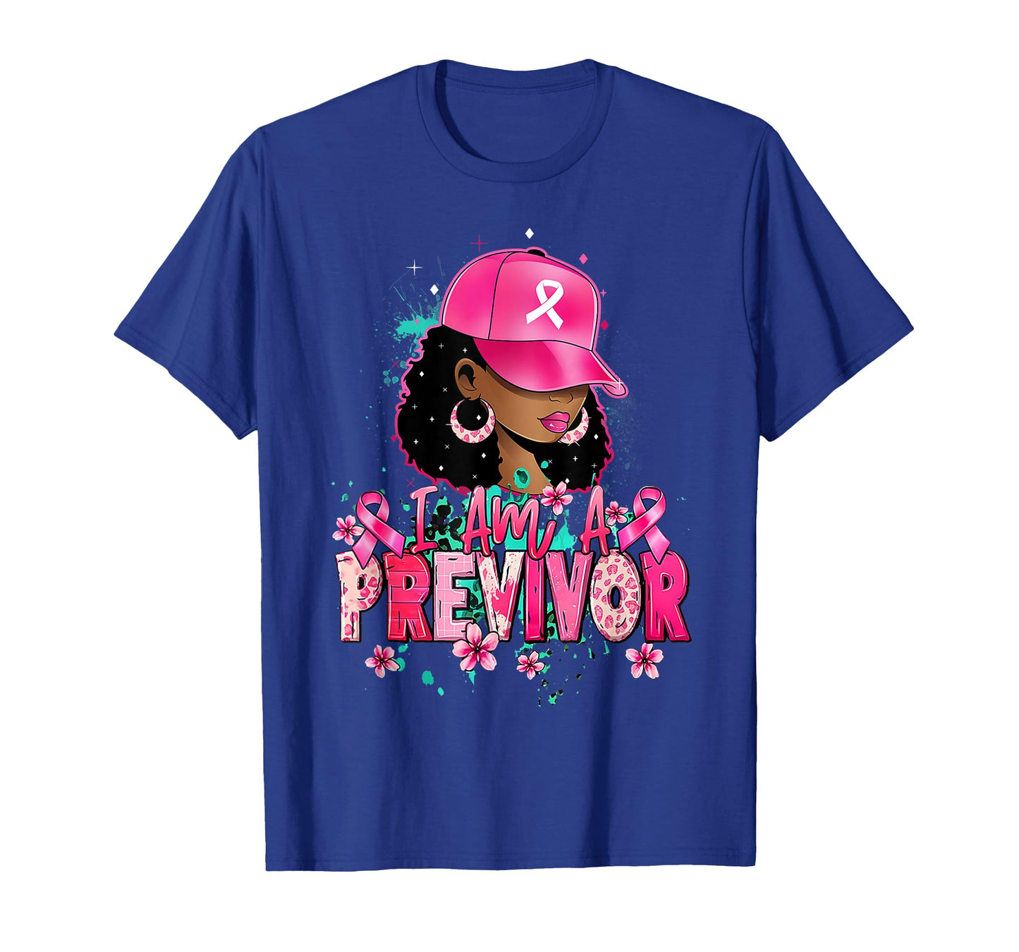 Strong Woman Previvor Pink Support Gift T-Shirt