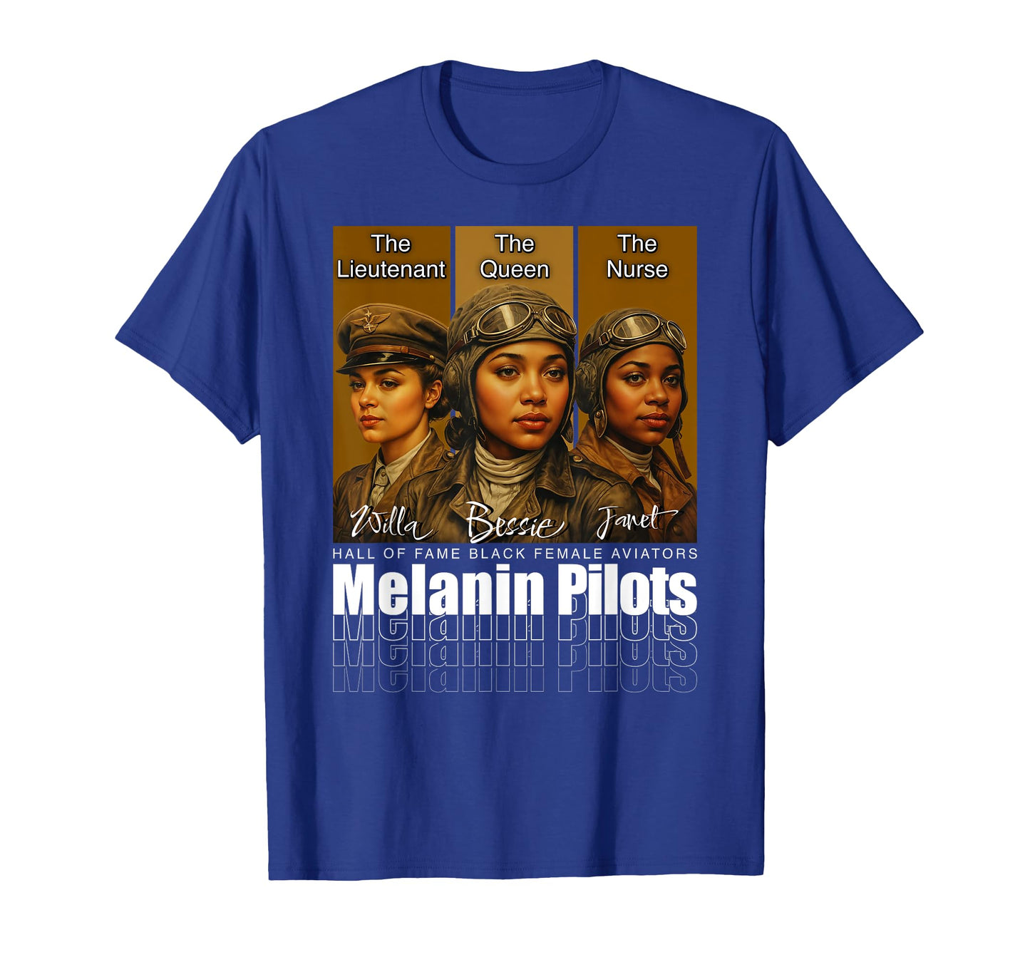 Bessie Coleman Inspired Pilot History T-Shirt