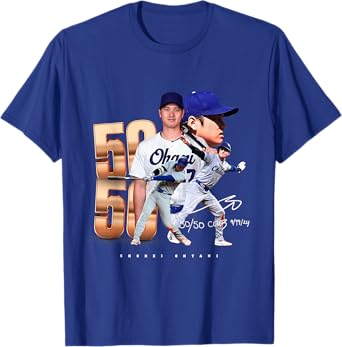 Shohei Ohtani | 50/50 Club | Los Angeles Baseball MLB Player T-Shirt