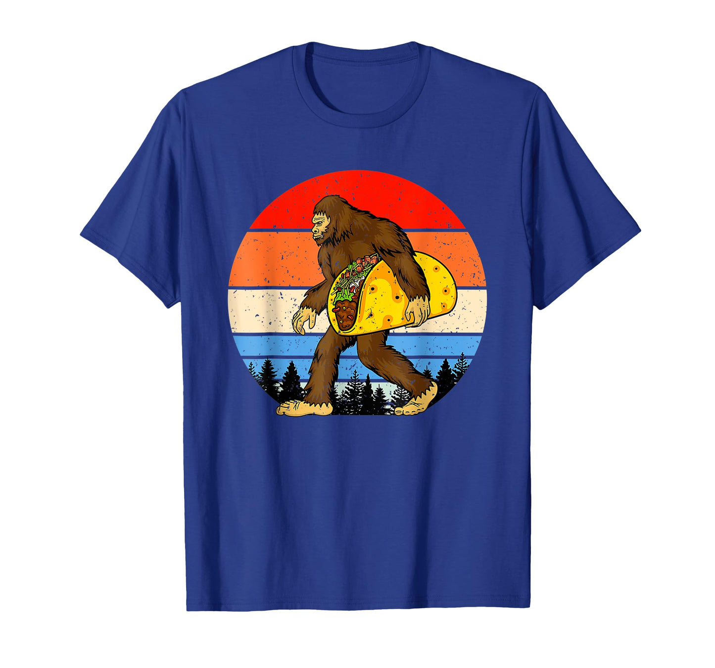 Funny Bigfoot Holding A Taco Tshirt, Funny Taco Shirt, Taco T-Shirt