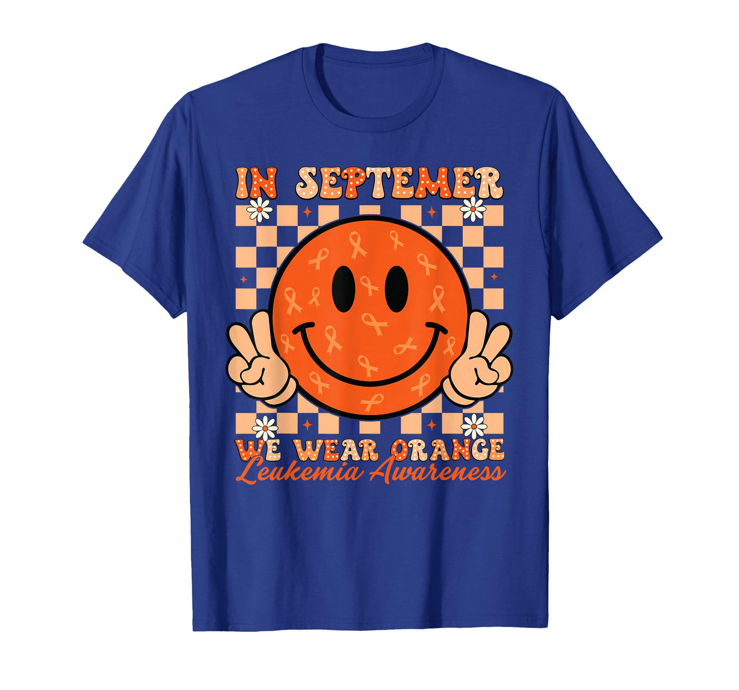 September Wear Orange Leukemia Awareness Men Women Kid T-Shirt