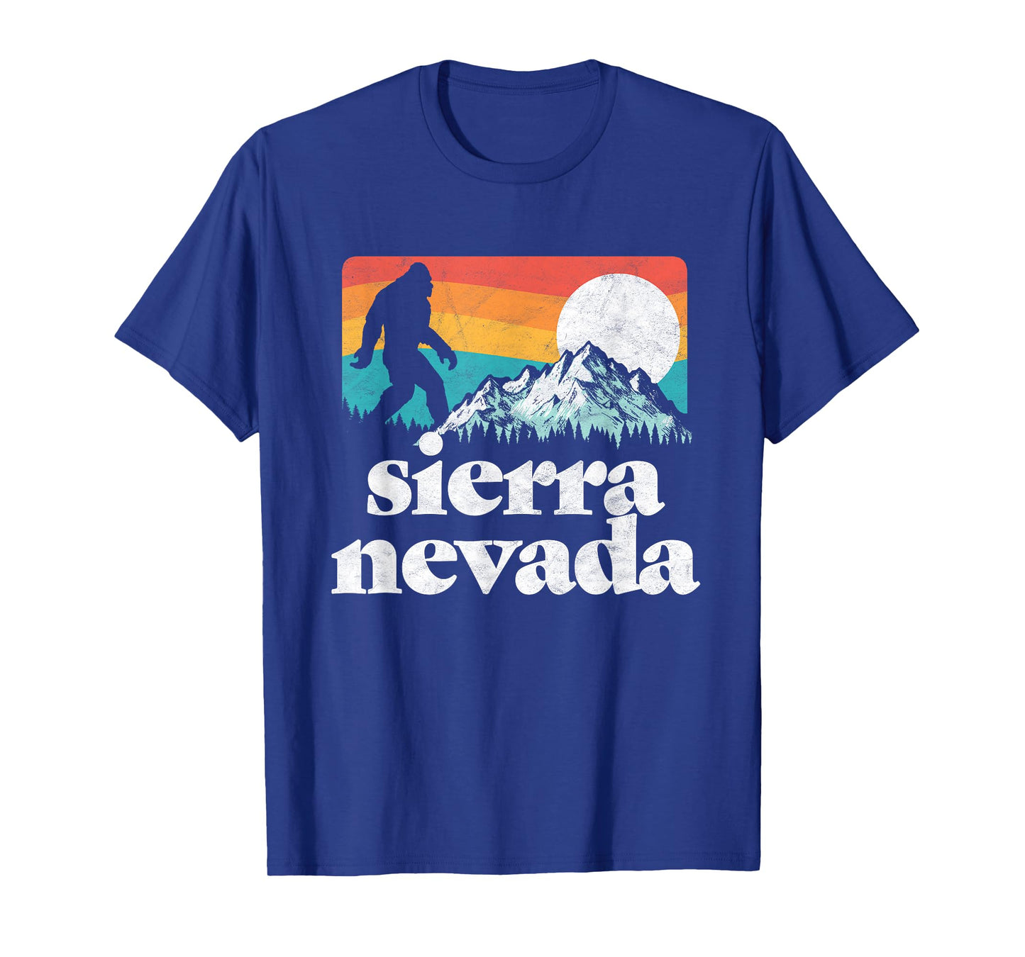 Sierra Nevada Mountains Bigfoot Believe Outdoor Nature T-Shirt