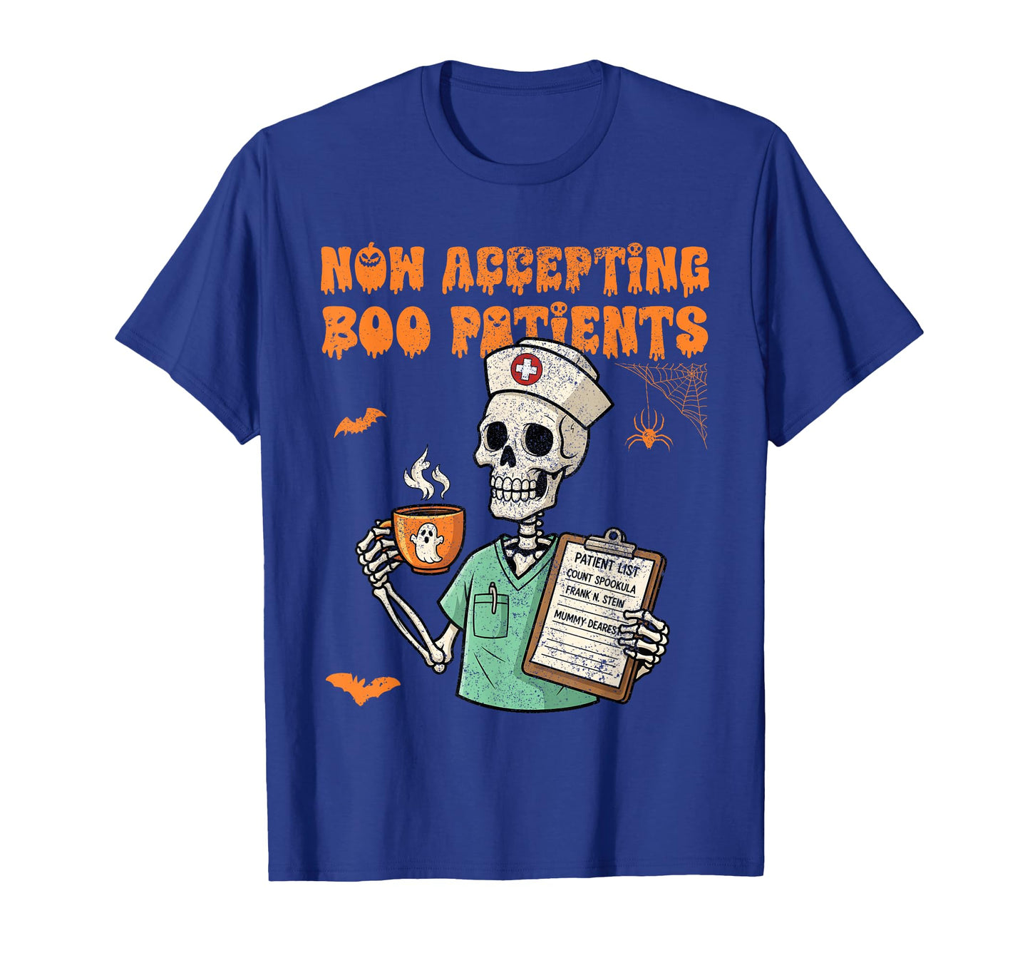 Funny Halloween Nurse Now Accepting Boo Patients T-Shirt