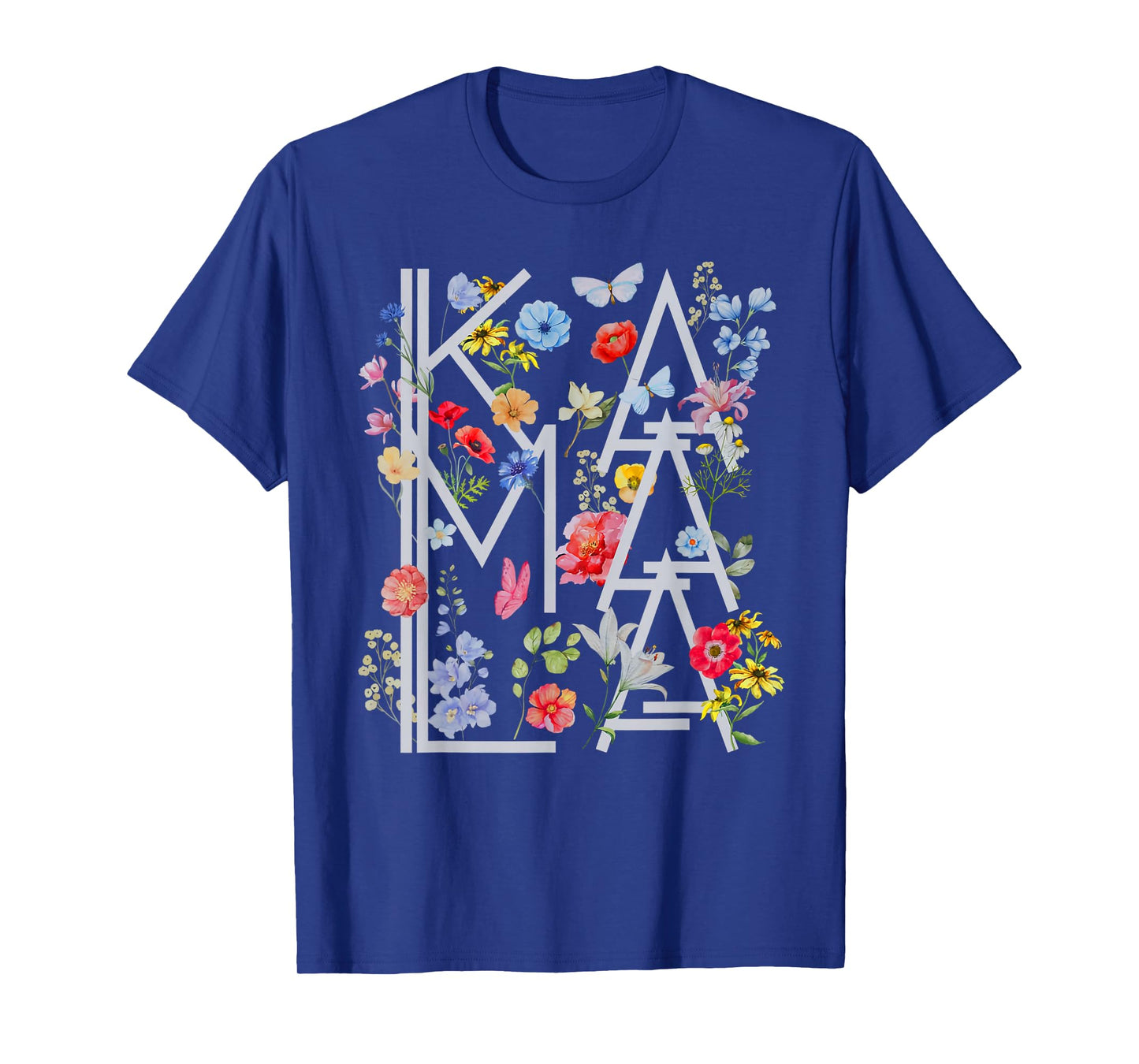 Kamala Harris Vintage Floral Feminine First Female President T-Shirt