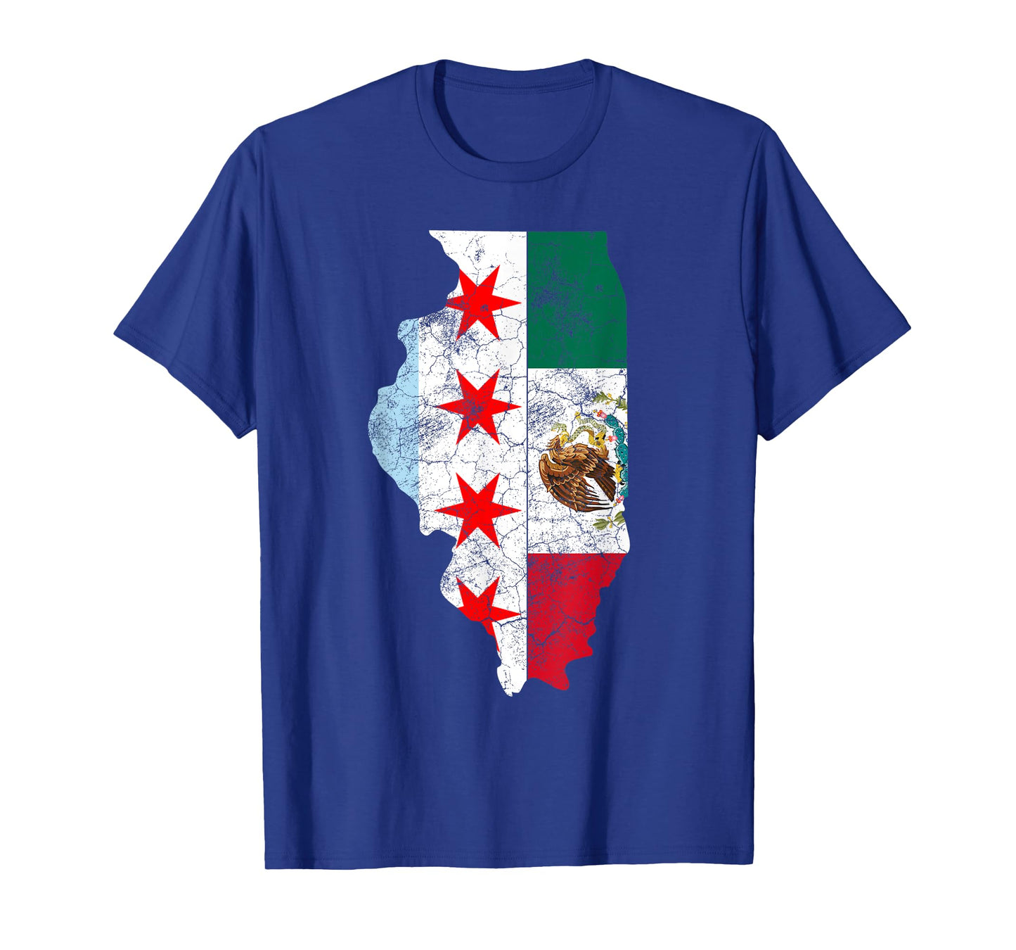 Cinco De Mayo Shirt Chicago Mexican Flag Men Women Kids Gift T-Shirt
