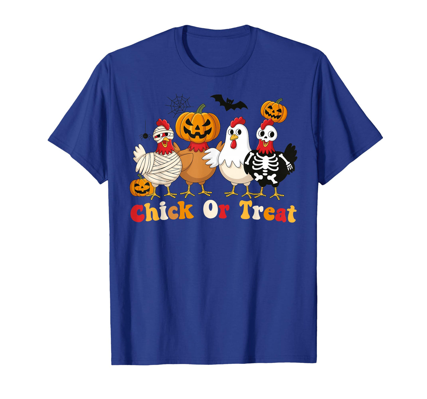 Funny Chick Or Treat Chickens Ghost Witchy Halloween T-Shirt