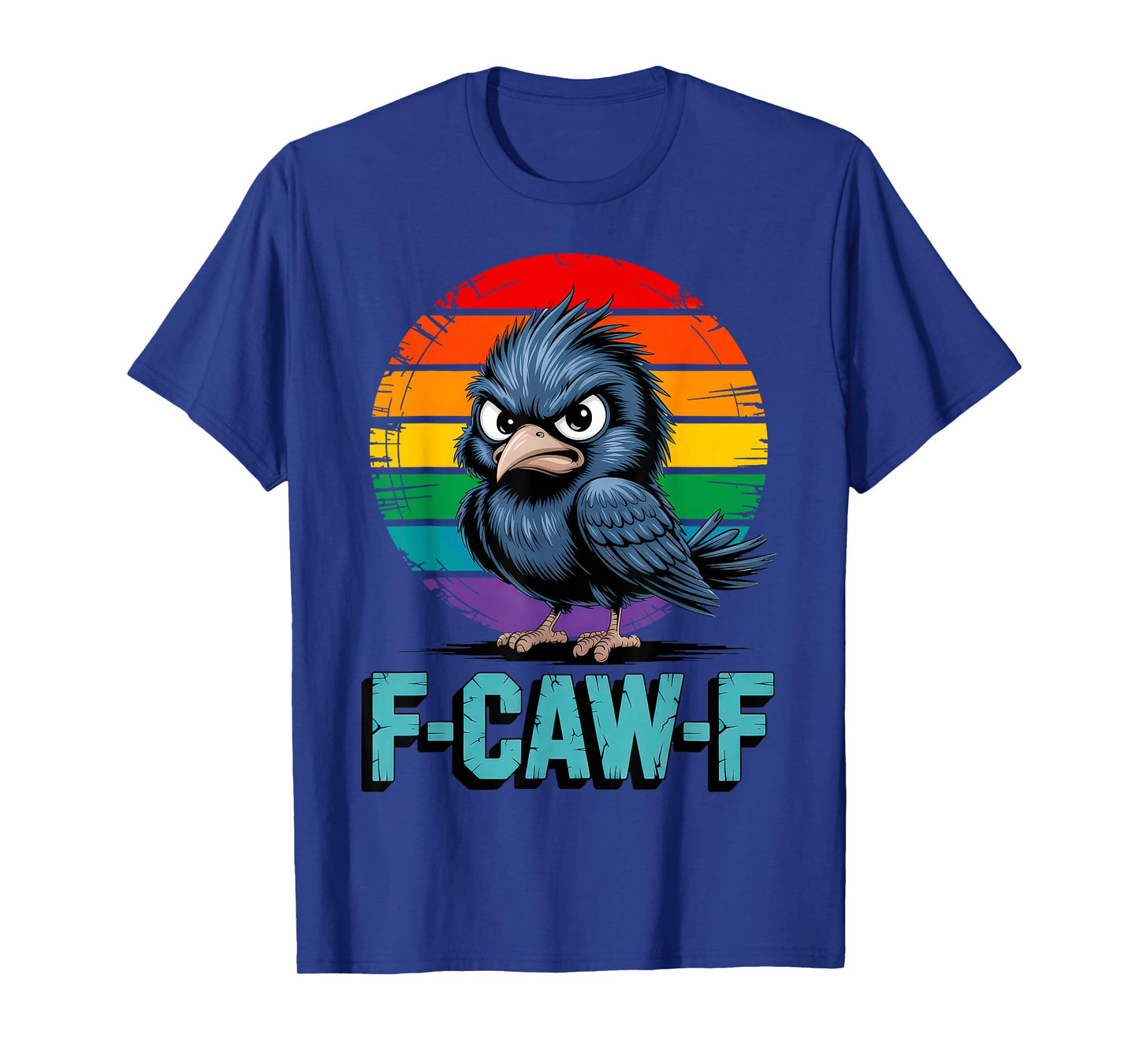 F-Caw-F Little Crow Gothic Raven Halloween T-Shirt