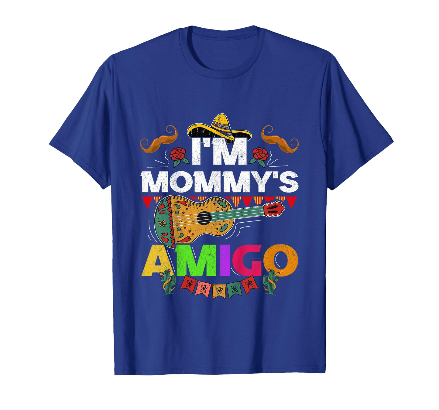 Kids I'm Mommy's Amigo Cinco De Mayo Boy Mariachi Mexican Toddler T-Shirt