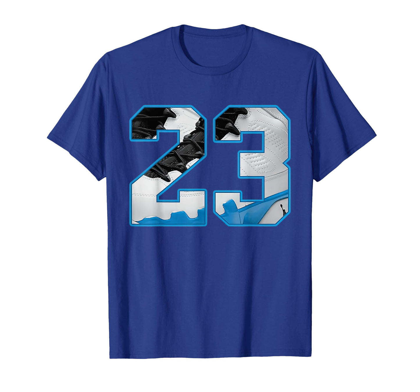 Number 23 Powder Blue 9s Loser Lover Matching Tee T-Shirt
