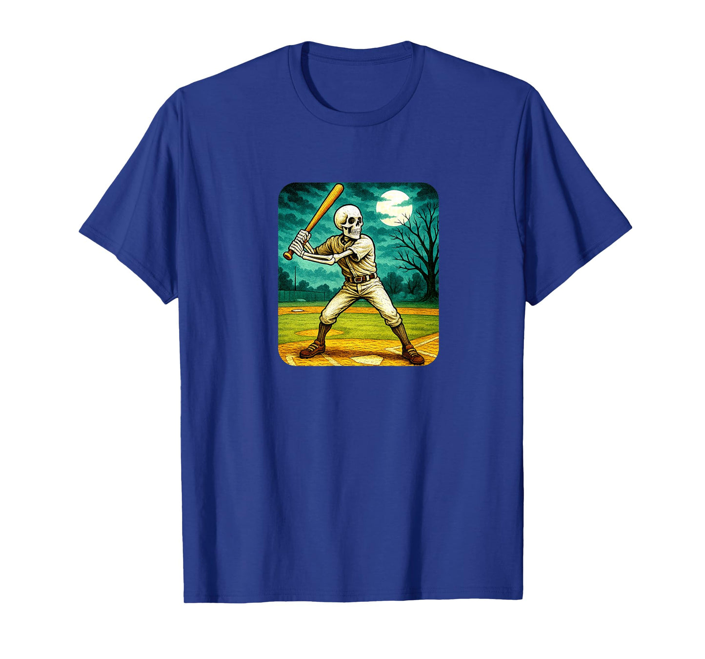 Skeleton Baseball Player - Batter Field Homerun Dinger T-Shirt