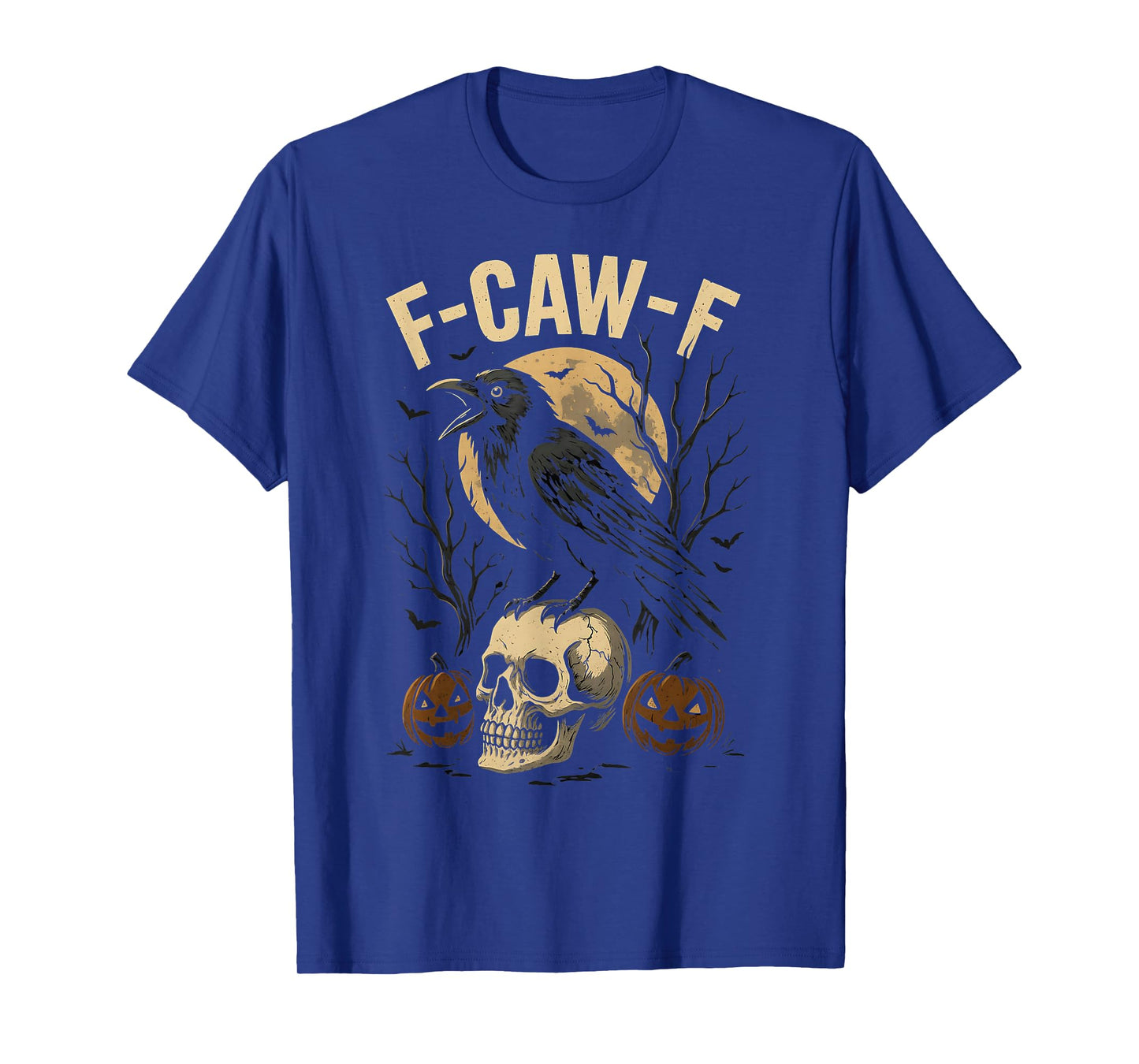 Halloween f caw f Black Bird f-caw-f Crow Women Men T-Shirt
