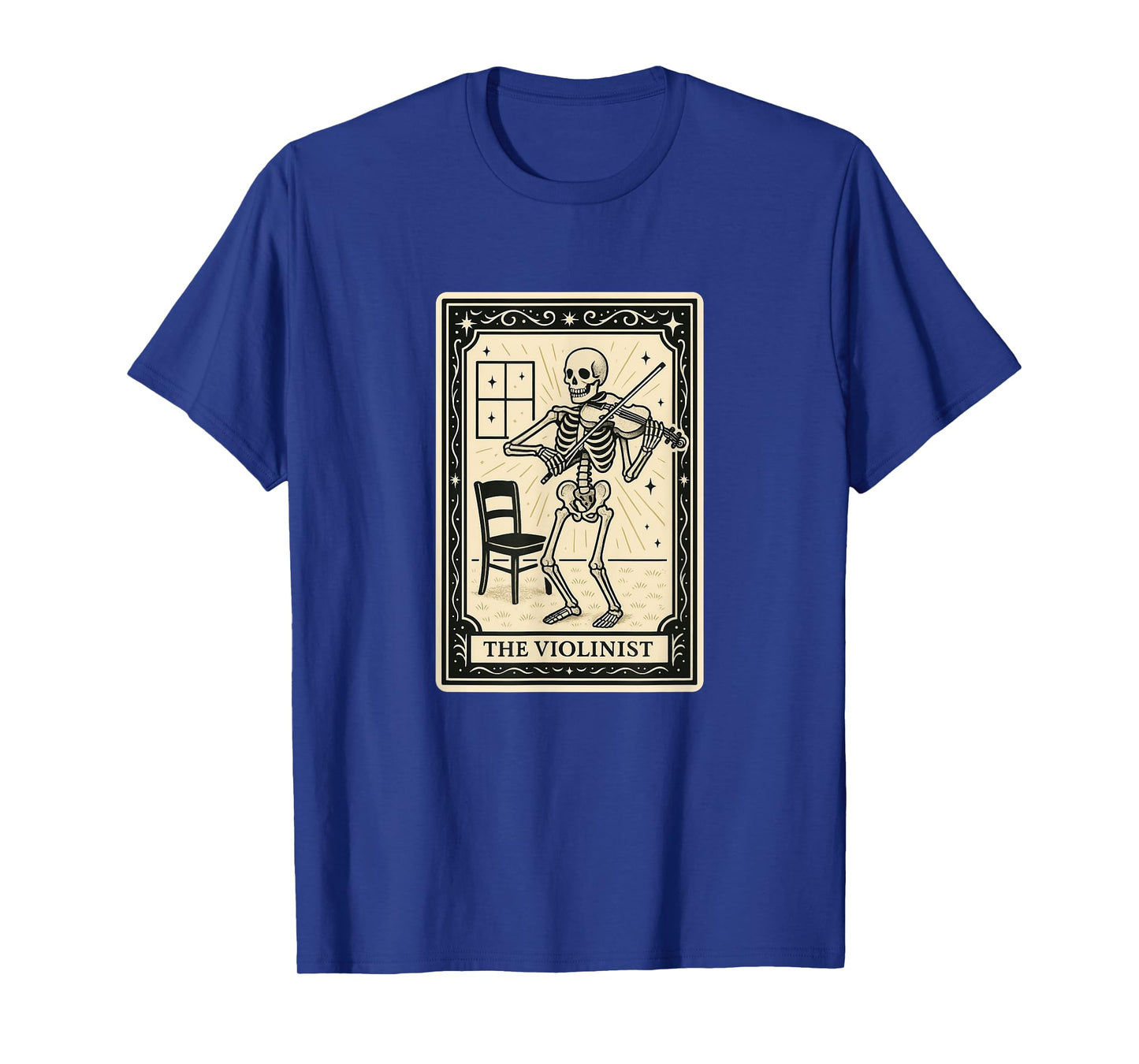 The Violinist Tarot Card - Halloween Spooky Gothic Violin T-Shirt