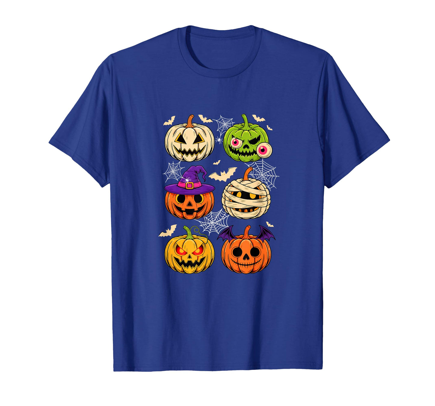Halloween Collection Horror Carved Pumpkins As Witch Mummy T-Shirt