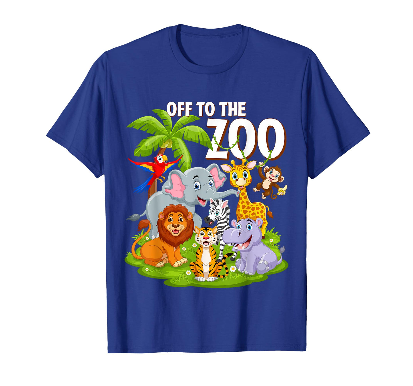 Safari Zoo Birthday Party Wild Zoo Animals Teacher Toddlers T-Shirt