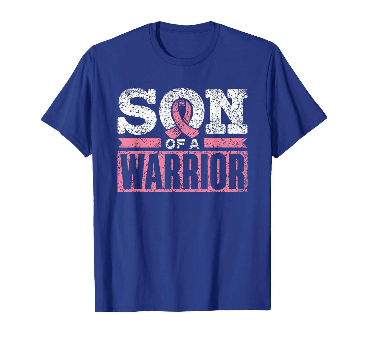 Son Of A Warrior Support Pink Fighter Breast Cancer T-Shirt