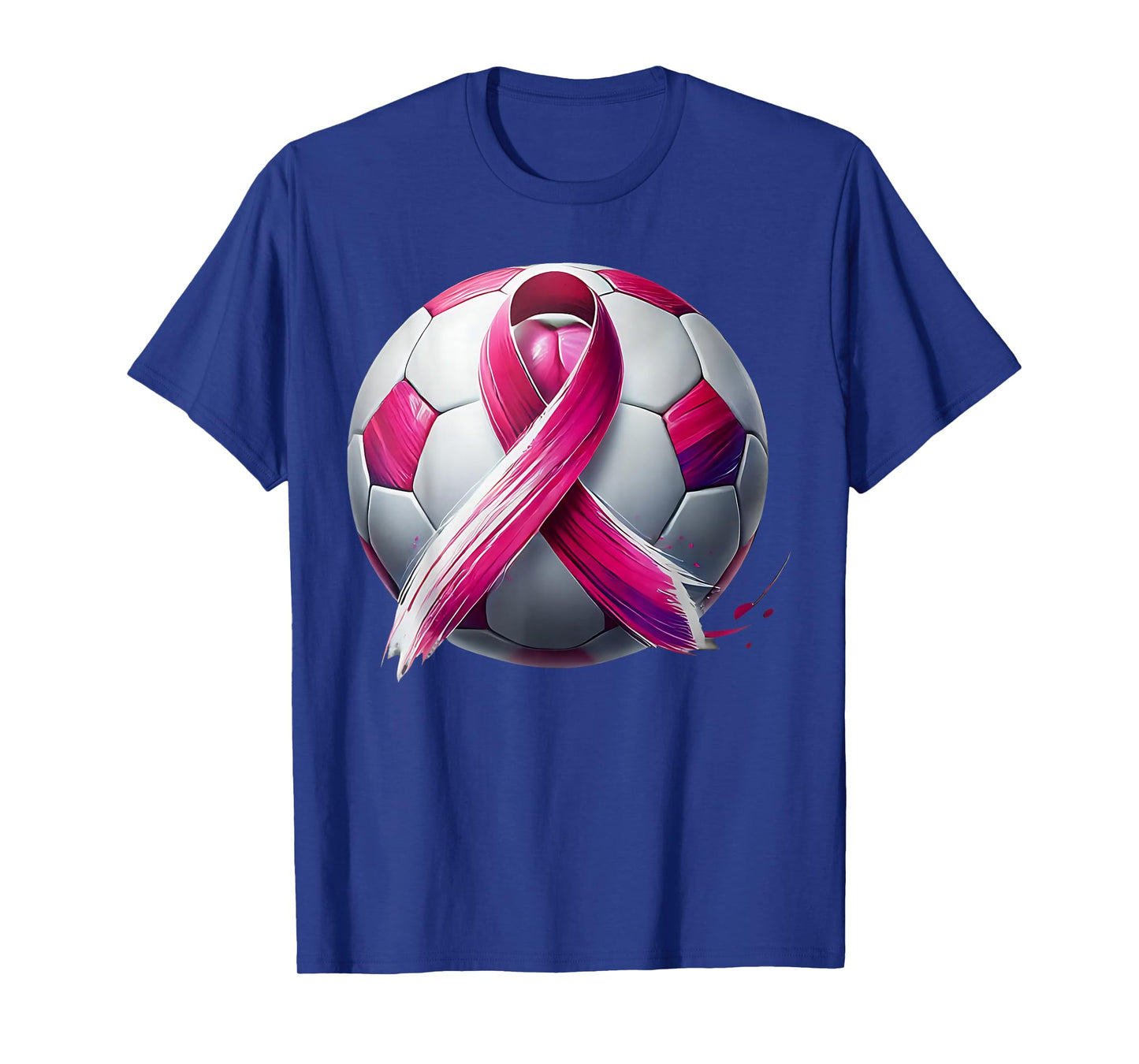 Breast Cancer Soccer Ball Pink Ribbon Kick for a Cure T-Shirt