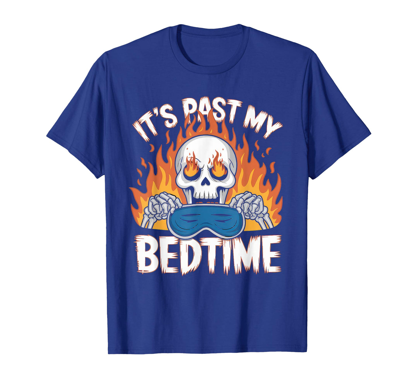 Funny Tshirt Men Humor Skeleton Meme Sarcastic Ironic Tired T-Shirt
