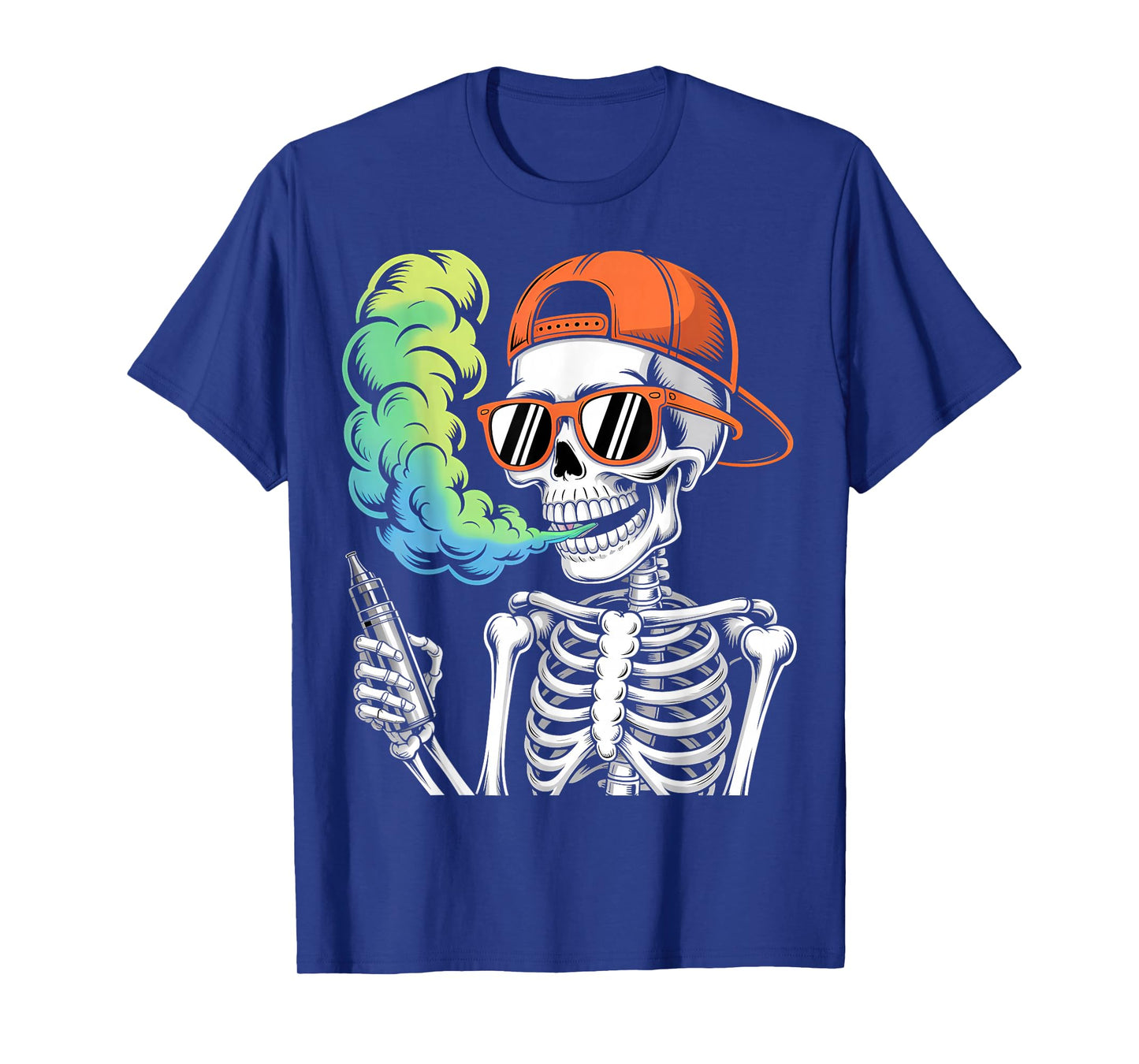 Halloween Skeleton Vaping Costume T-Shirt